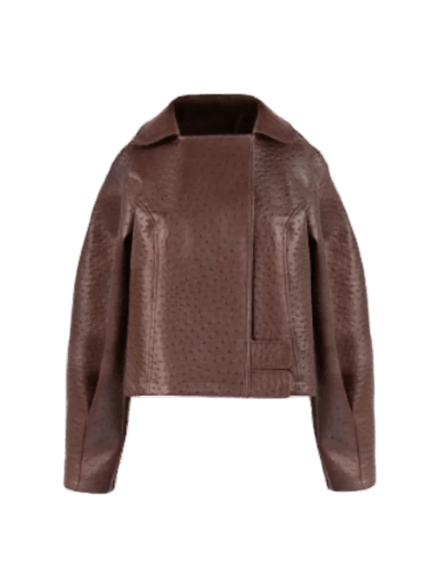 Yellow The Label Oliver Ostrich Jacket