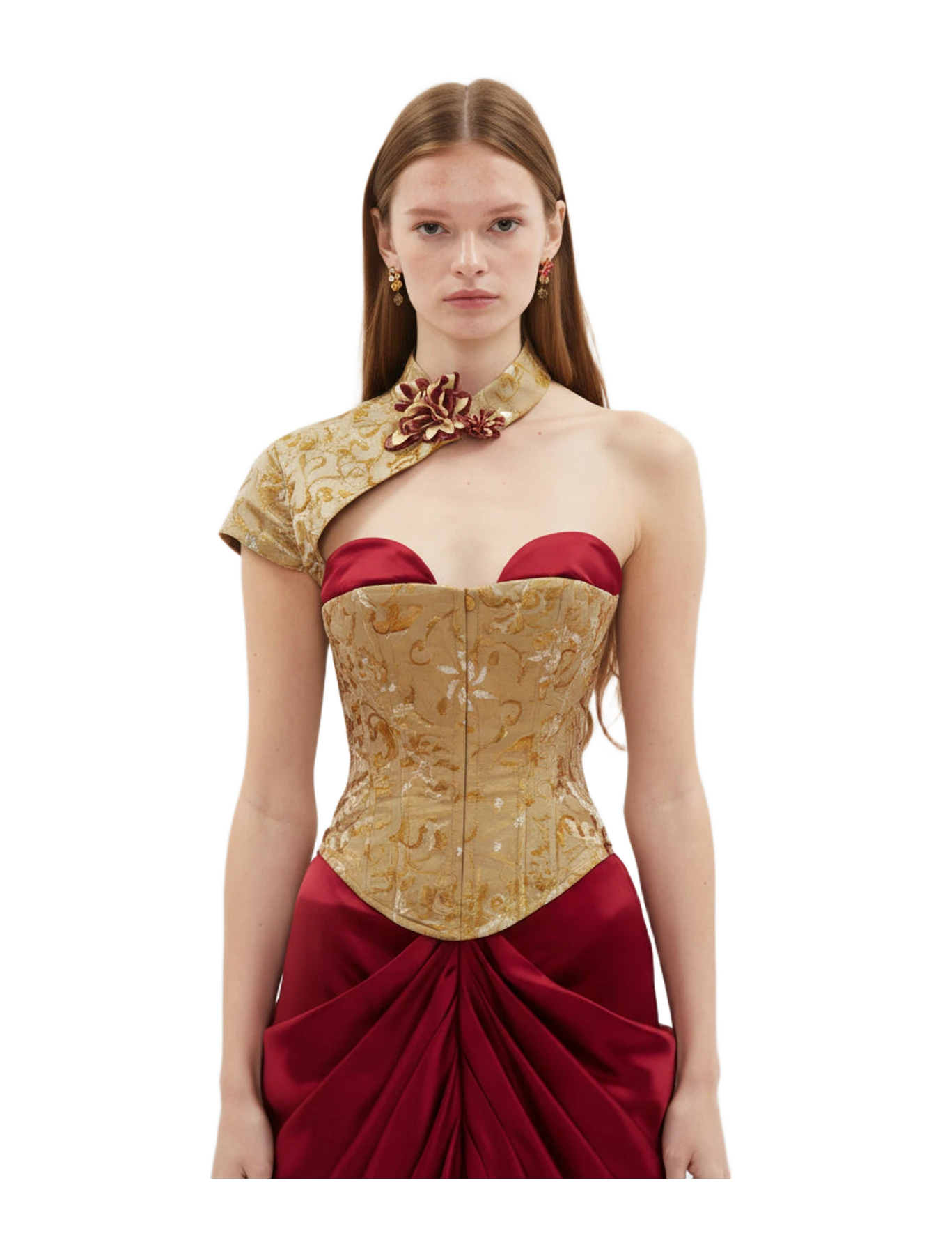 Kim Shui One Shoulder Corset Top-Pre Order