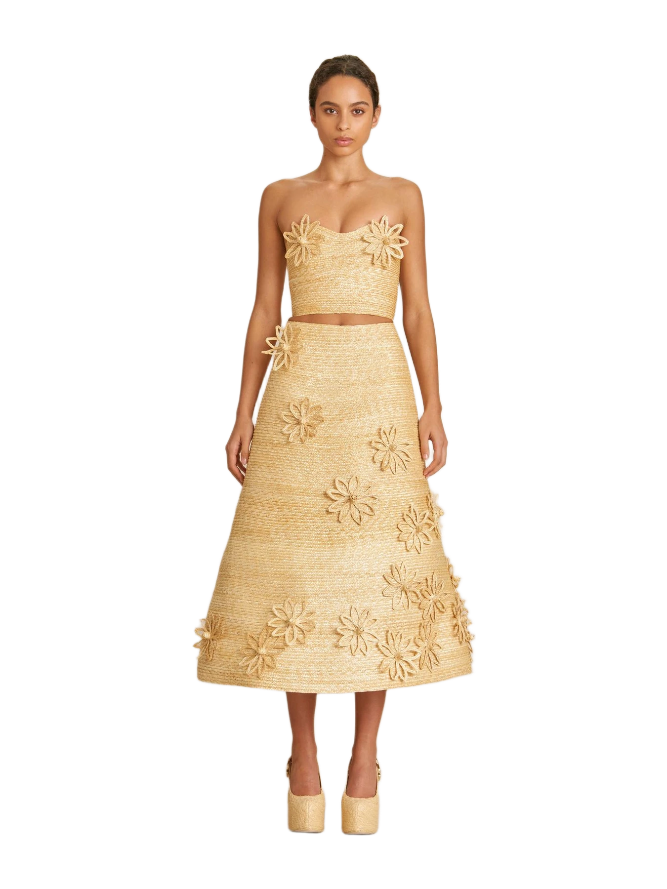 Cult Gaia Ophile Skirt - Natural