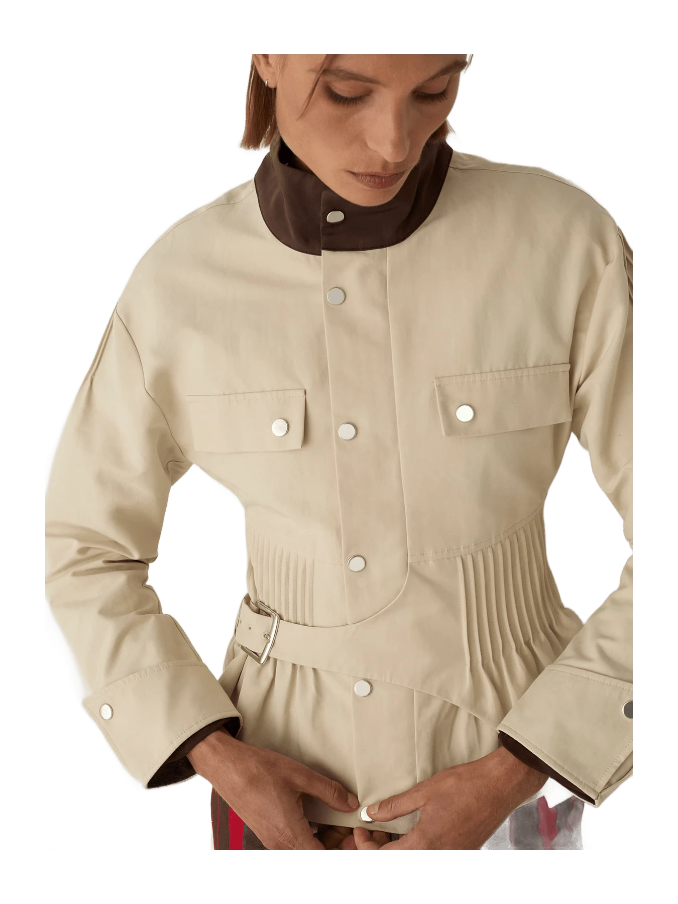 Laagam Orly Ecru Serge Jacket