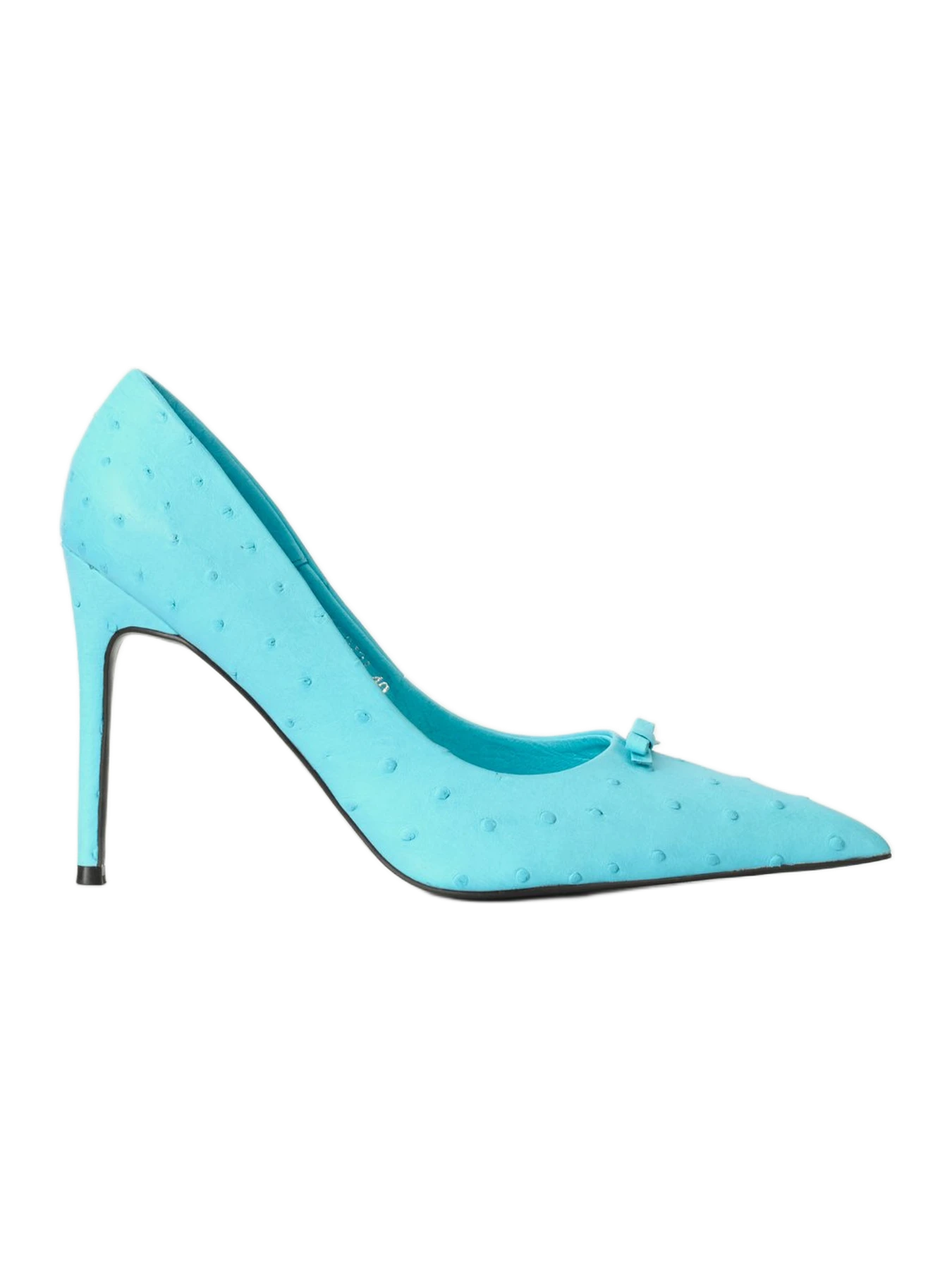 Fancì Club Ostrich Leather Stiletto Heels