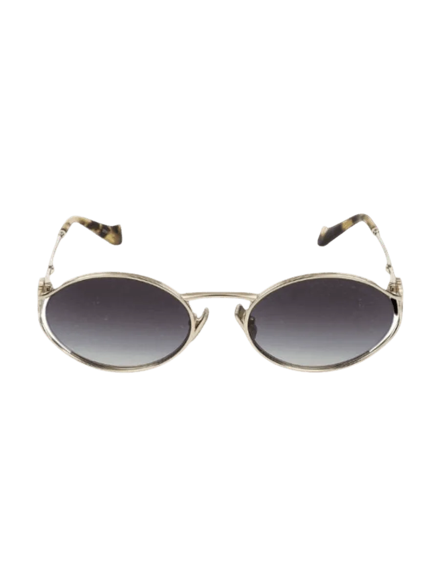 Miu Miu Oval Frame Sunglasses