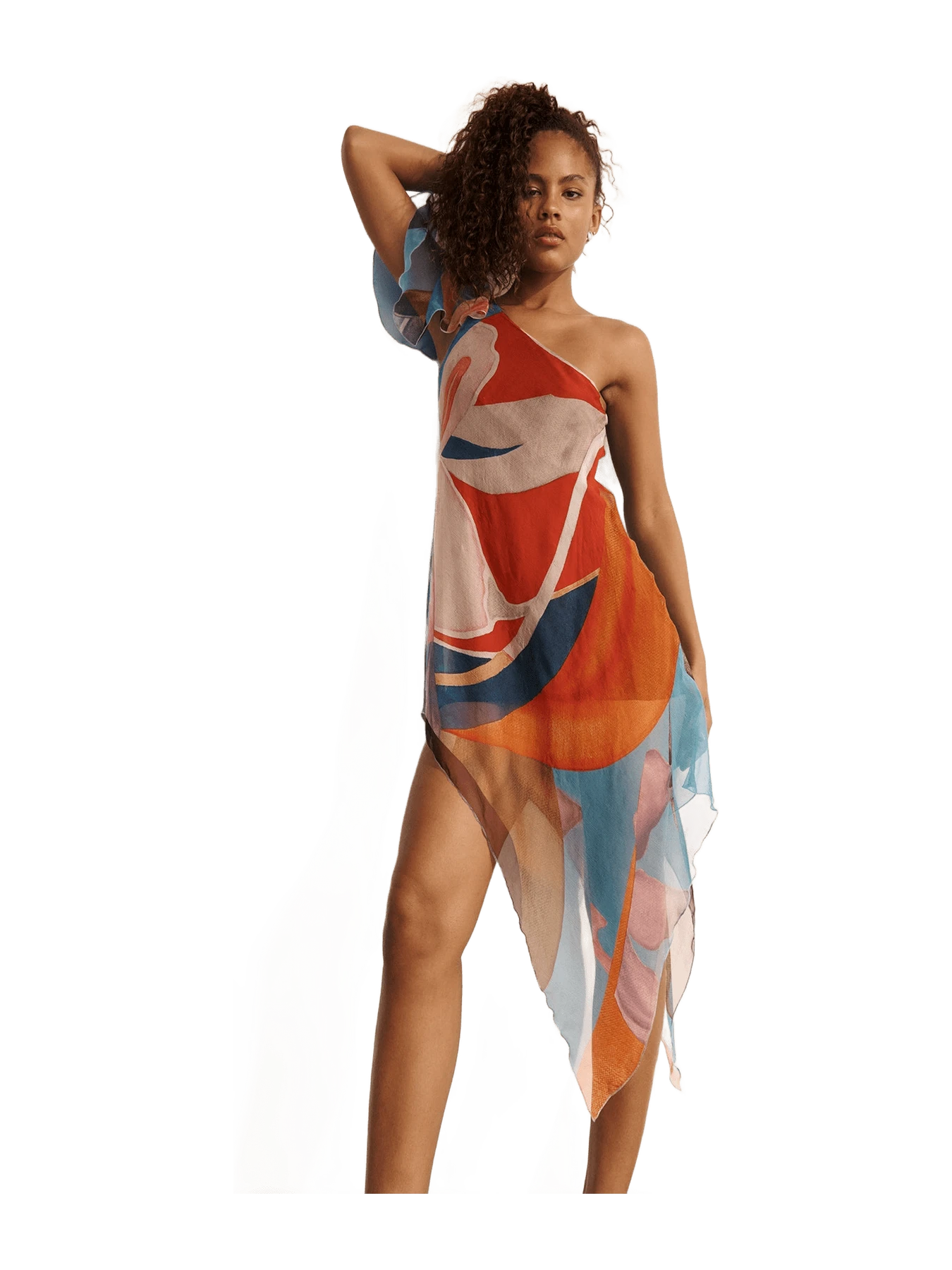 Donde Esteban Palenque Flores Silk Caftan