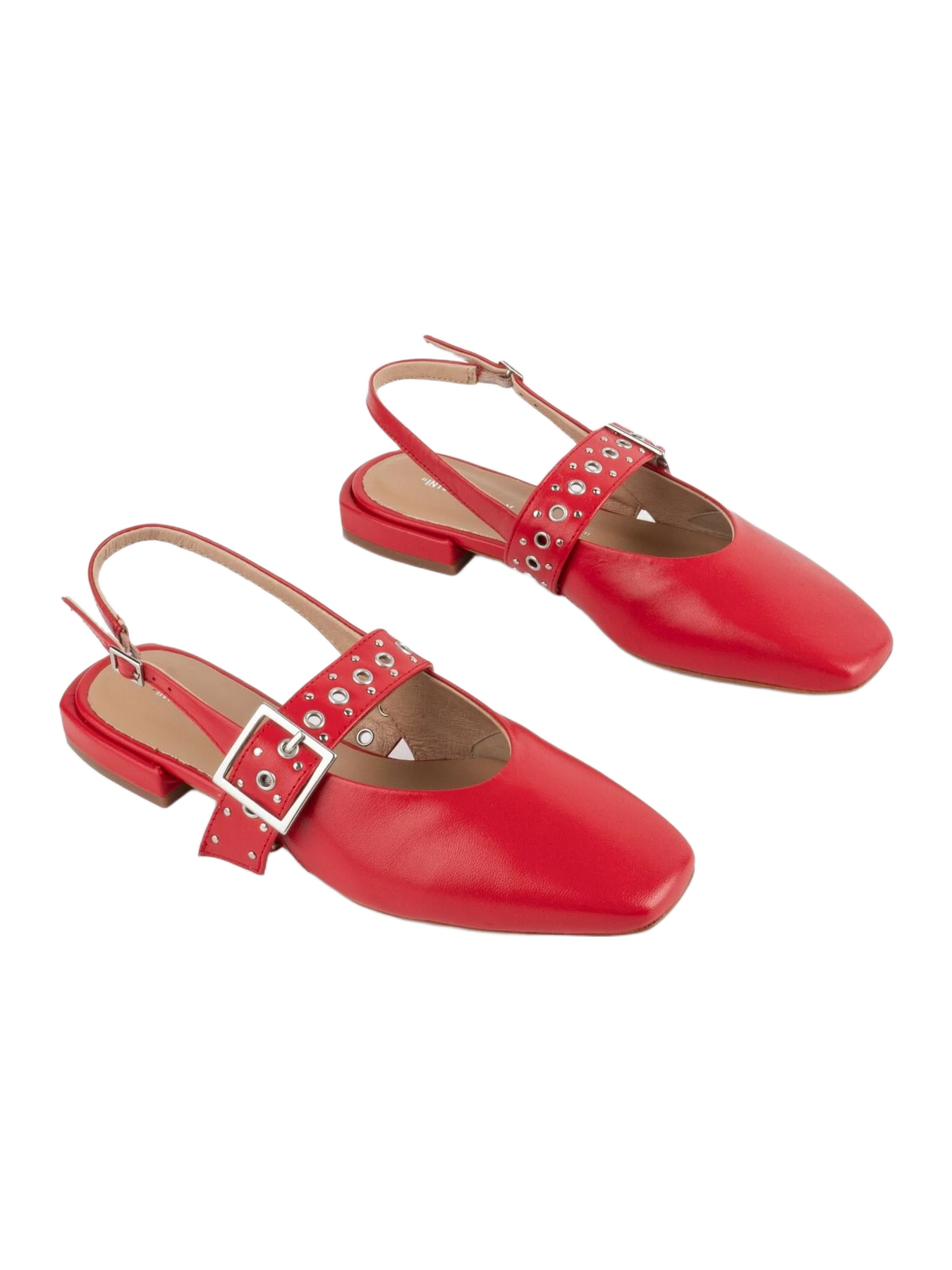 Intentionally Blank Pearl Slingback Natural Sole Ballet Flat