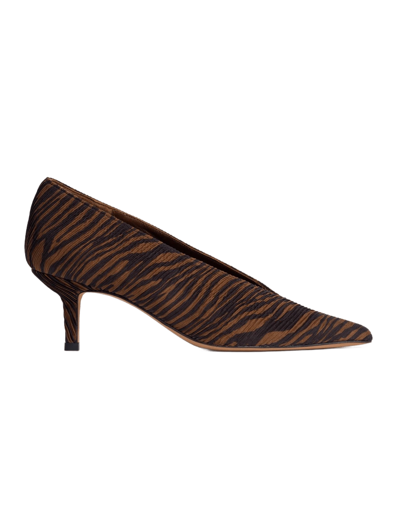 Anonymous Copenhagen Phia 55 pin Pleated zebra Chocolate shades