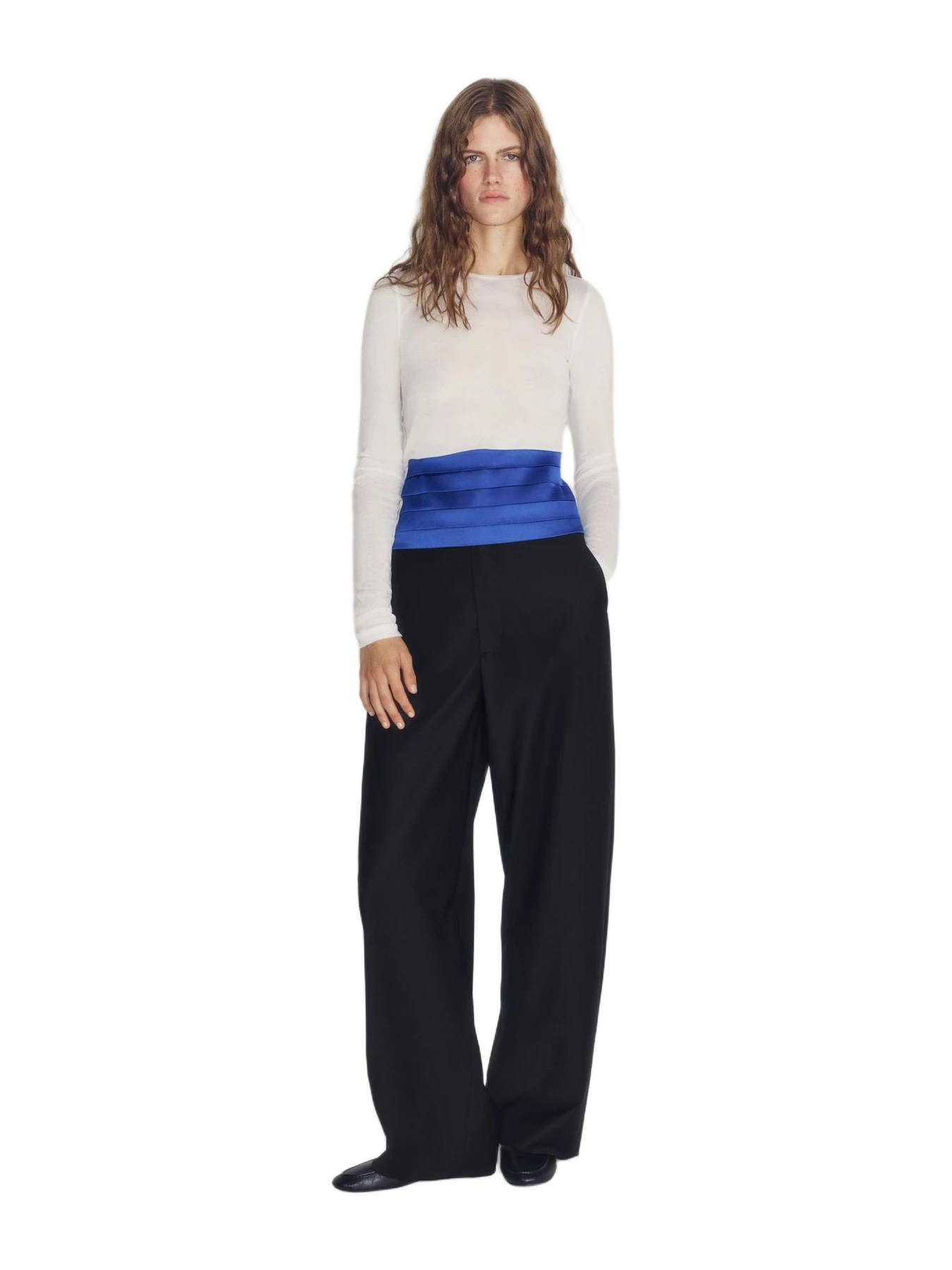Zara Pleated Cummerbund Belt