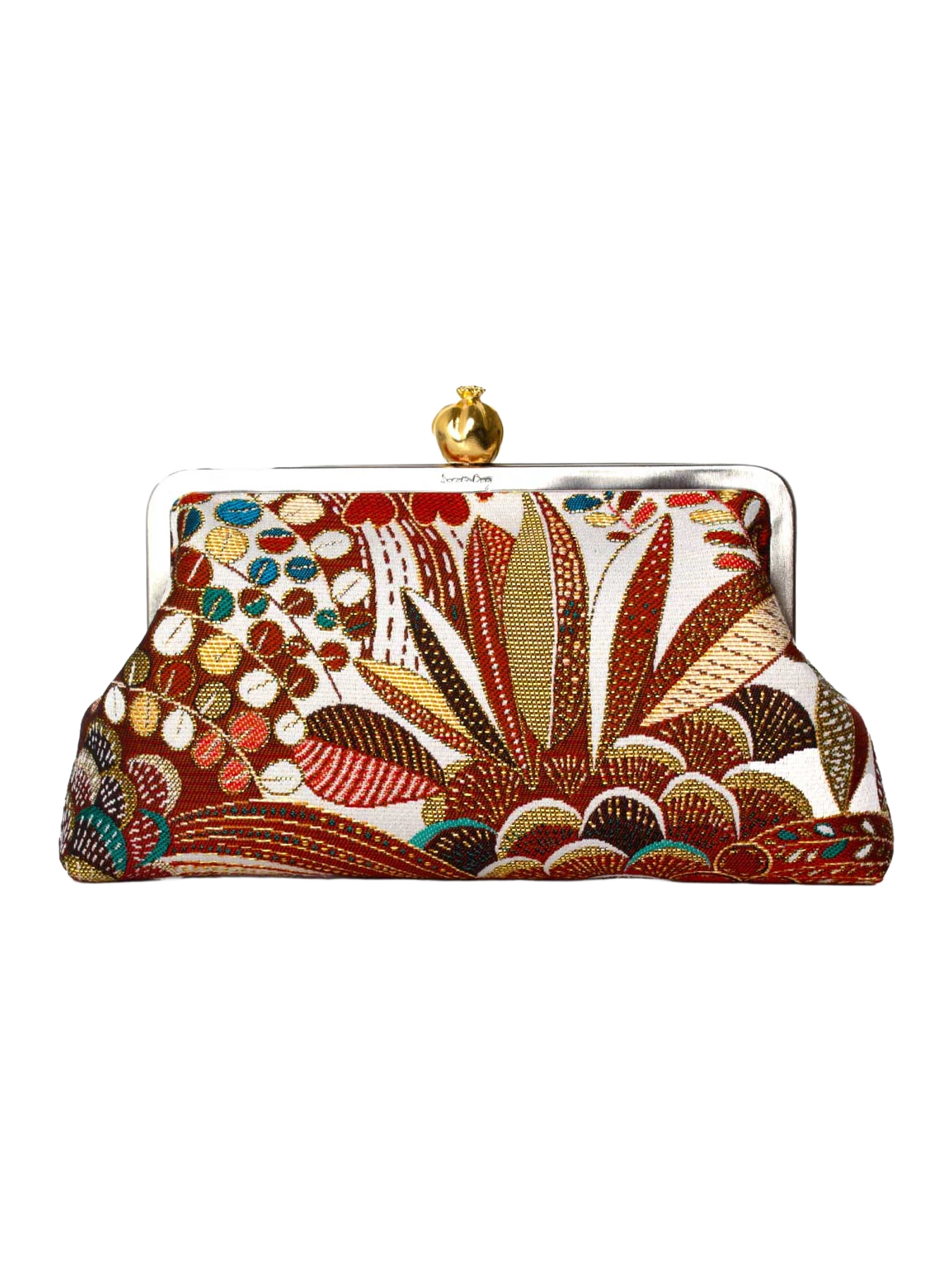 Sarah's Bags Pomegranate on Brown Jungle Classic Bag