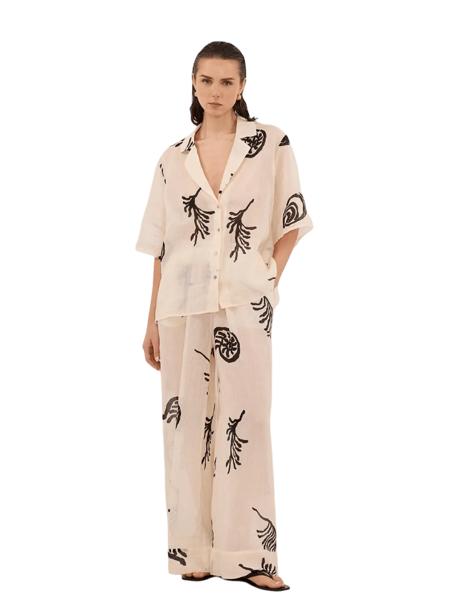 Dissh POSITANO SANDSTONE RAMIE PANT