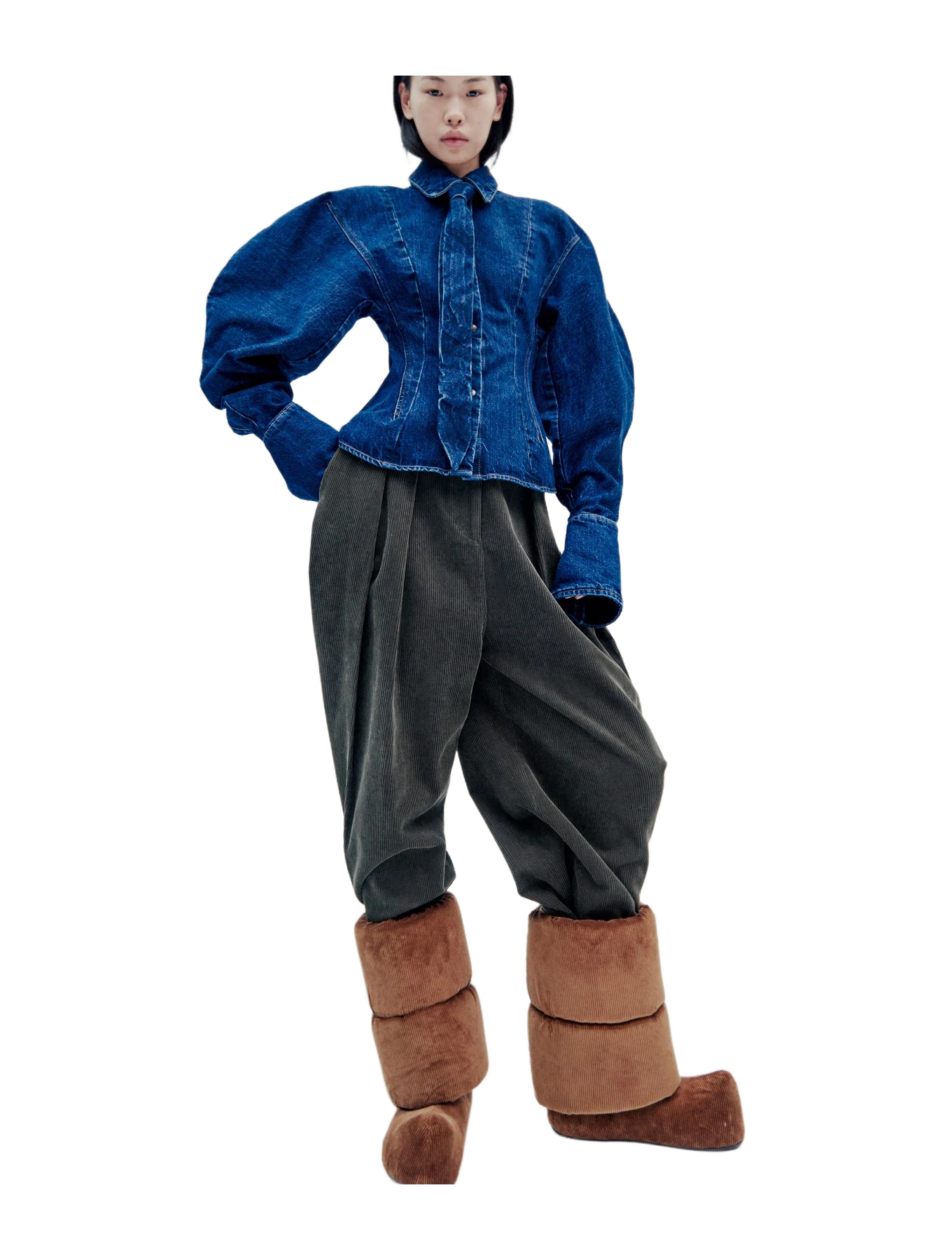 A.W.A.K.E. MODE Puff Sleeve Shirt