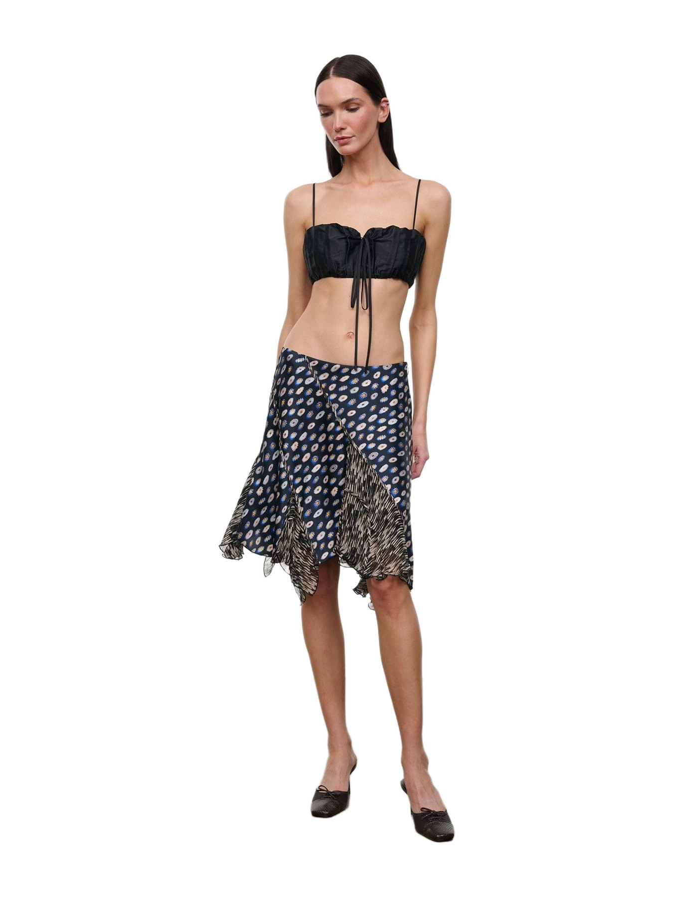 Staud Reannah Silk Skirt
