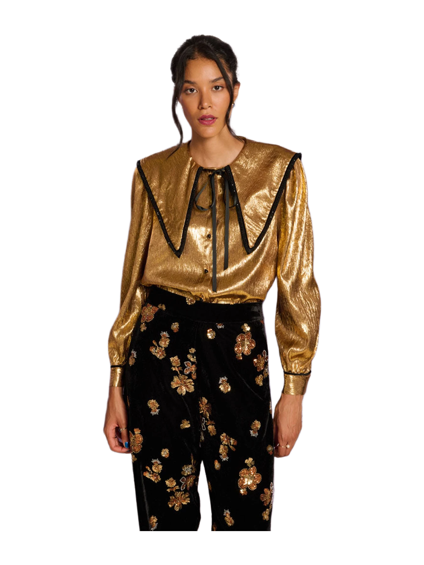 Sister Jane Rendez-Vous Lame Blouse
