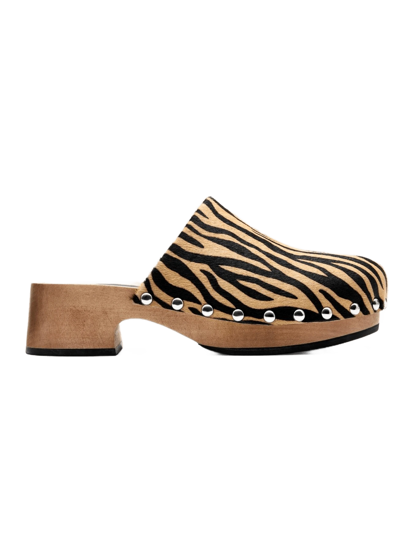 Simon Miller Rio Wood Clog in Zebra