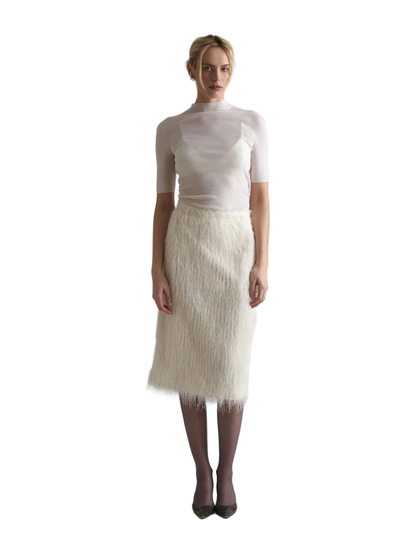 Centre Piece Romee Fringe Skirt