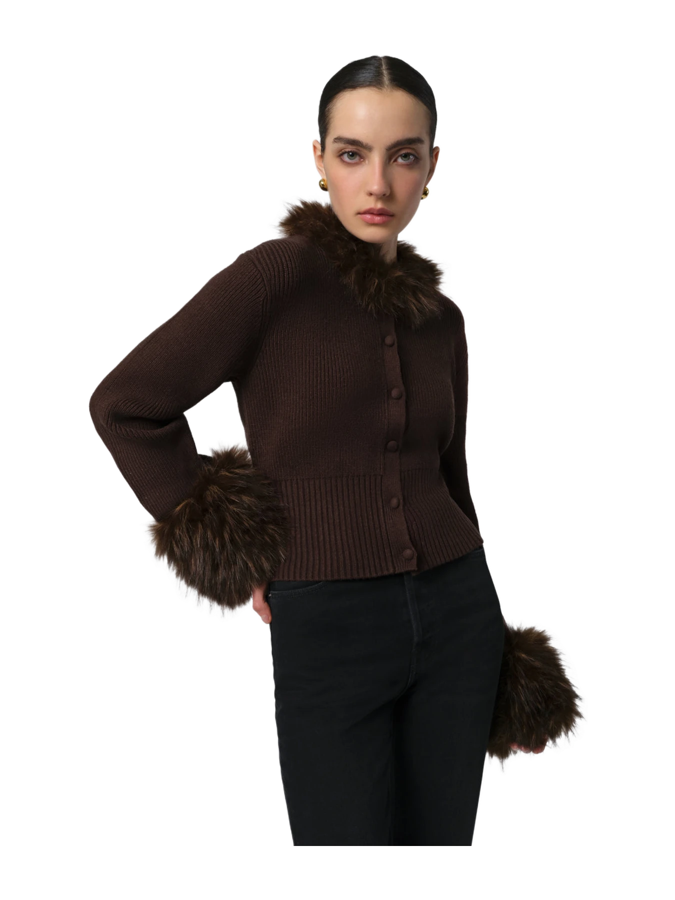 Apparis Rosa Cardigan