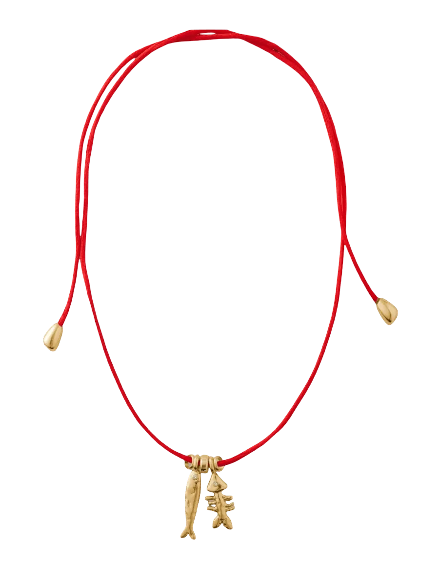 éliou Sardine and Fishbone Necklace