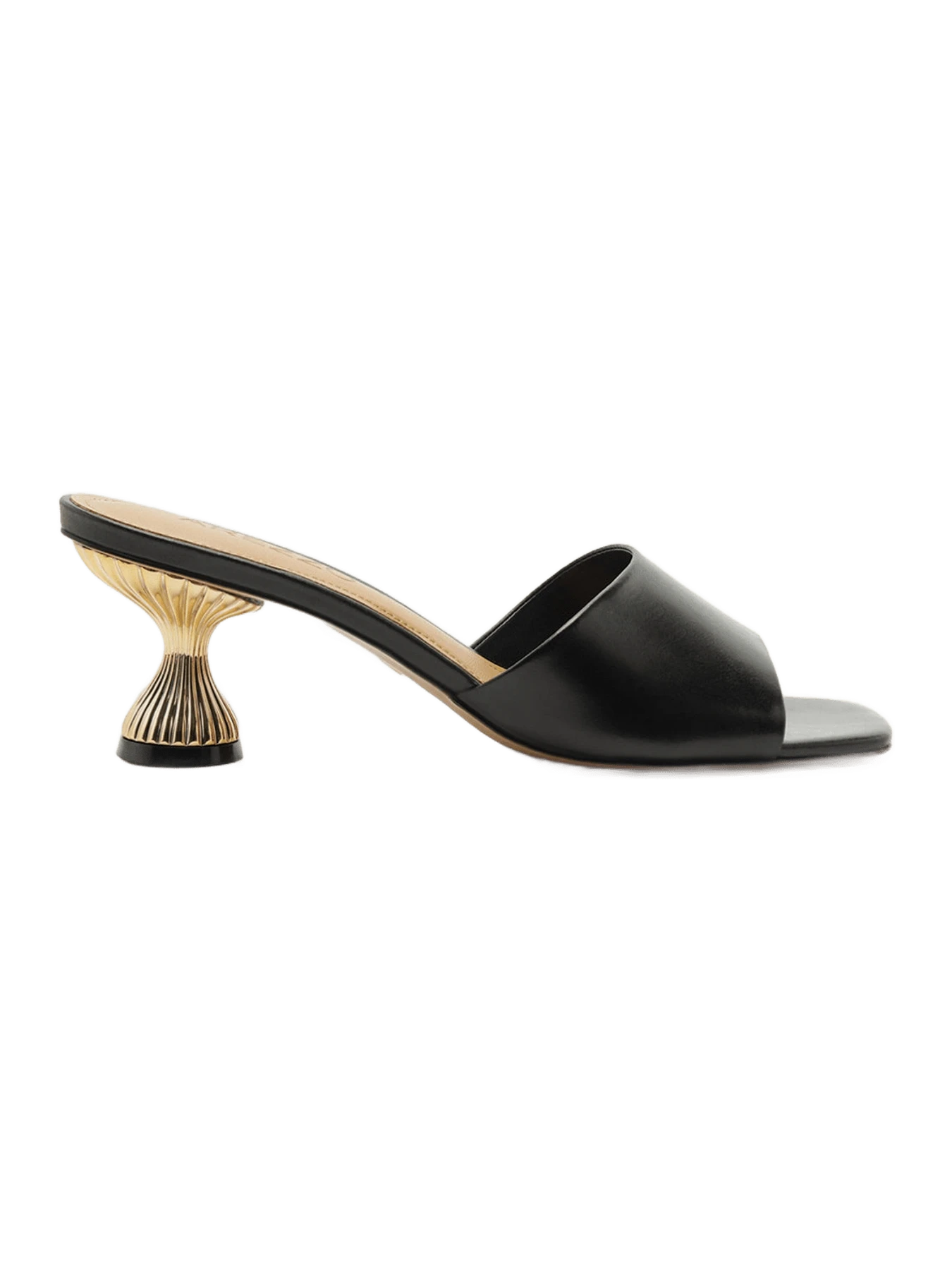 Arezzo Savi Low Stiletto Leather Sandal