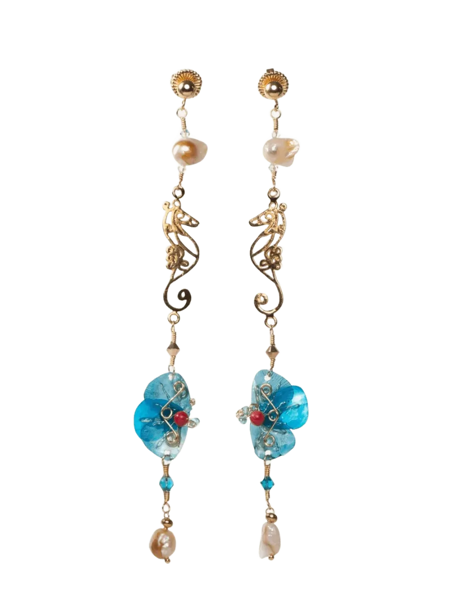 Doors Seahorse Earrings