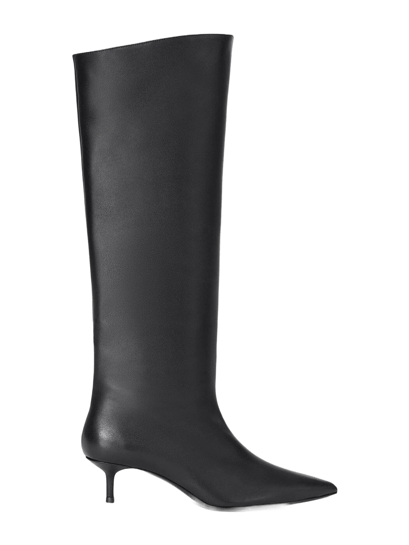 Staud SEBASTIAN KITTEN HEEL BOOT | BLACK