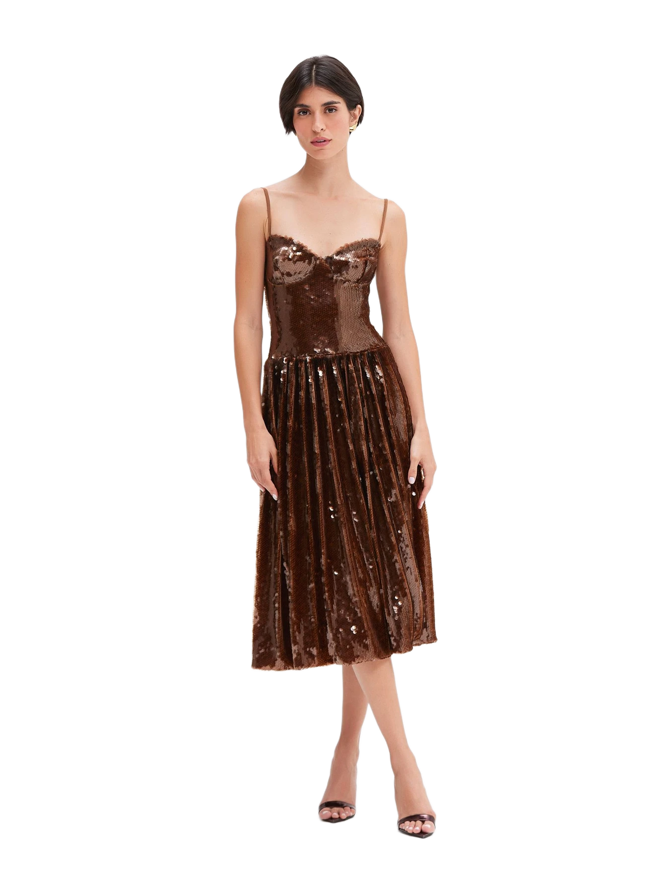 PatBO Sequin Midi Dress (runway)