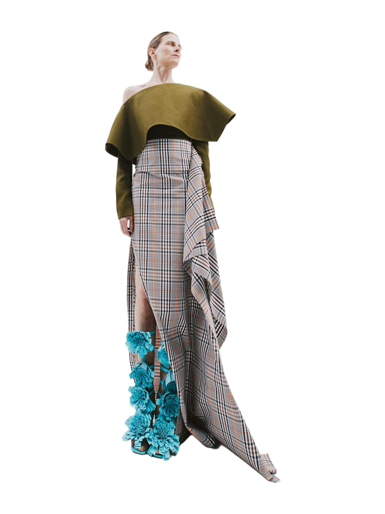 A.W.A.K.E. MODE Side Panel Pencil Skirt