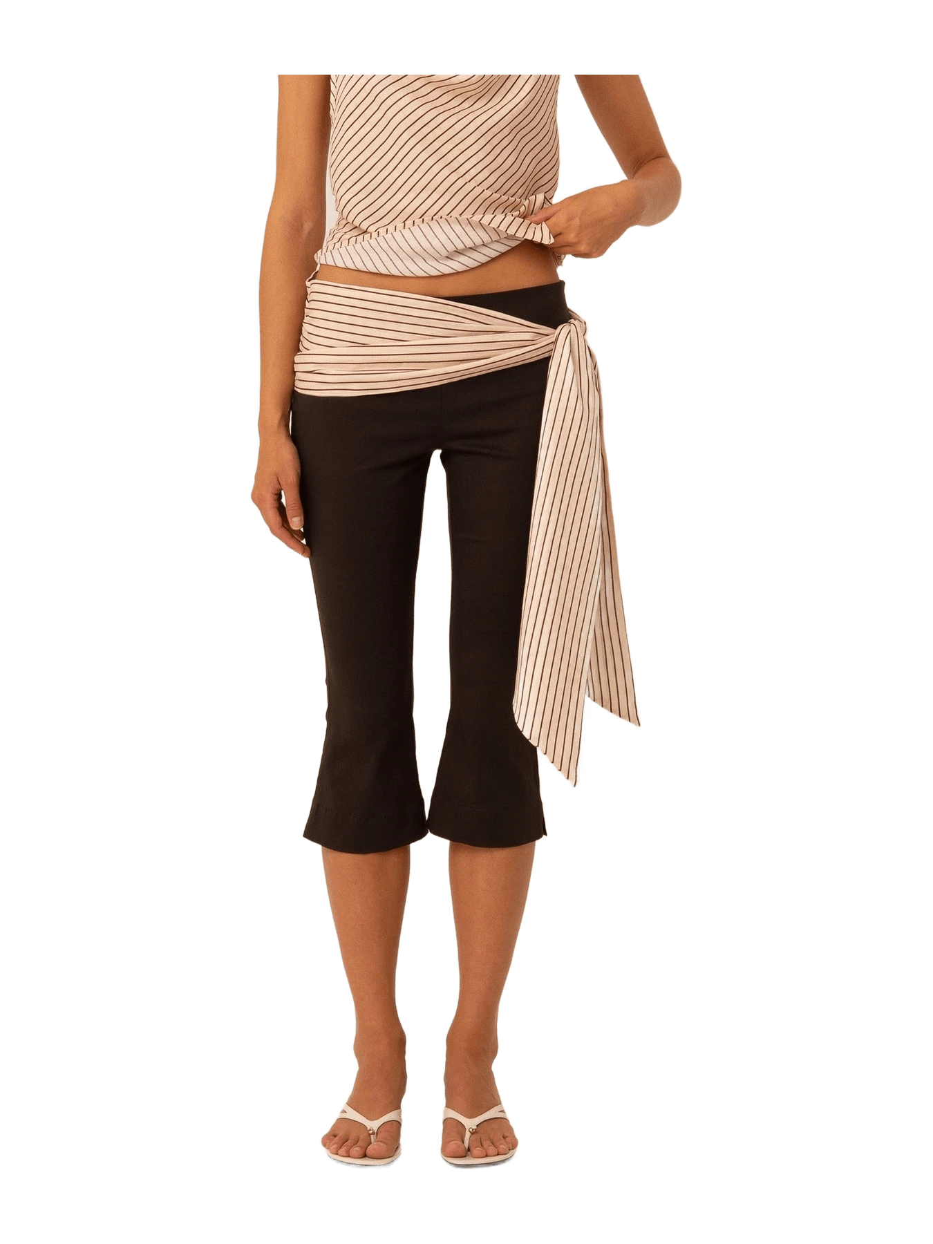 Carmen Says Sienna Wrap Capri Pants