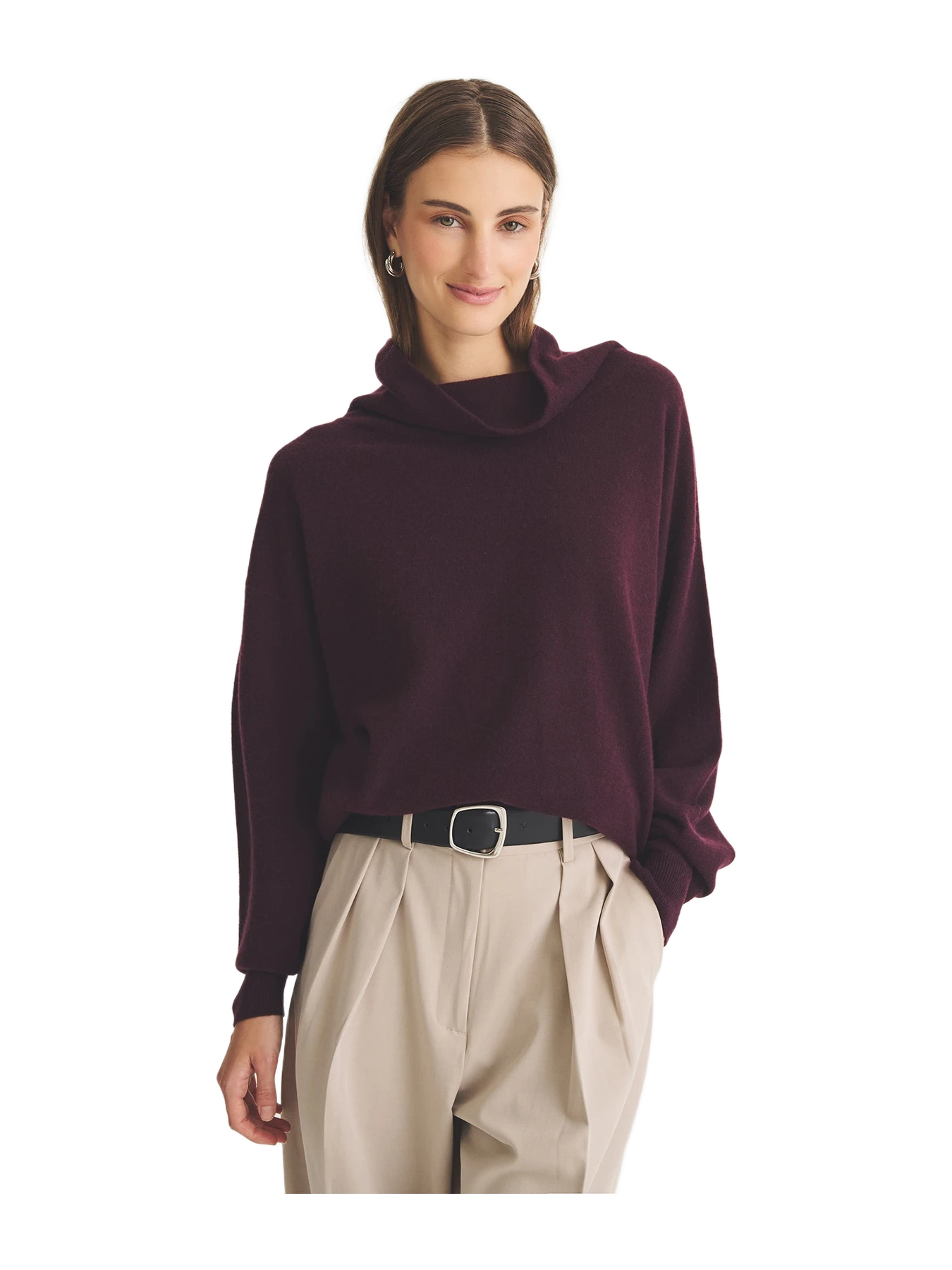 Naadam Signature Cashmere Funnel Turtleneck
