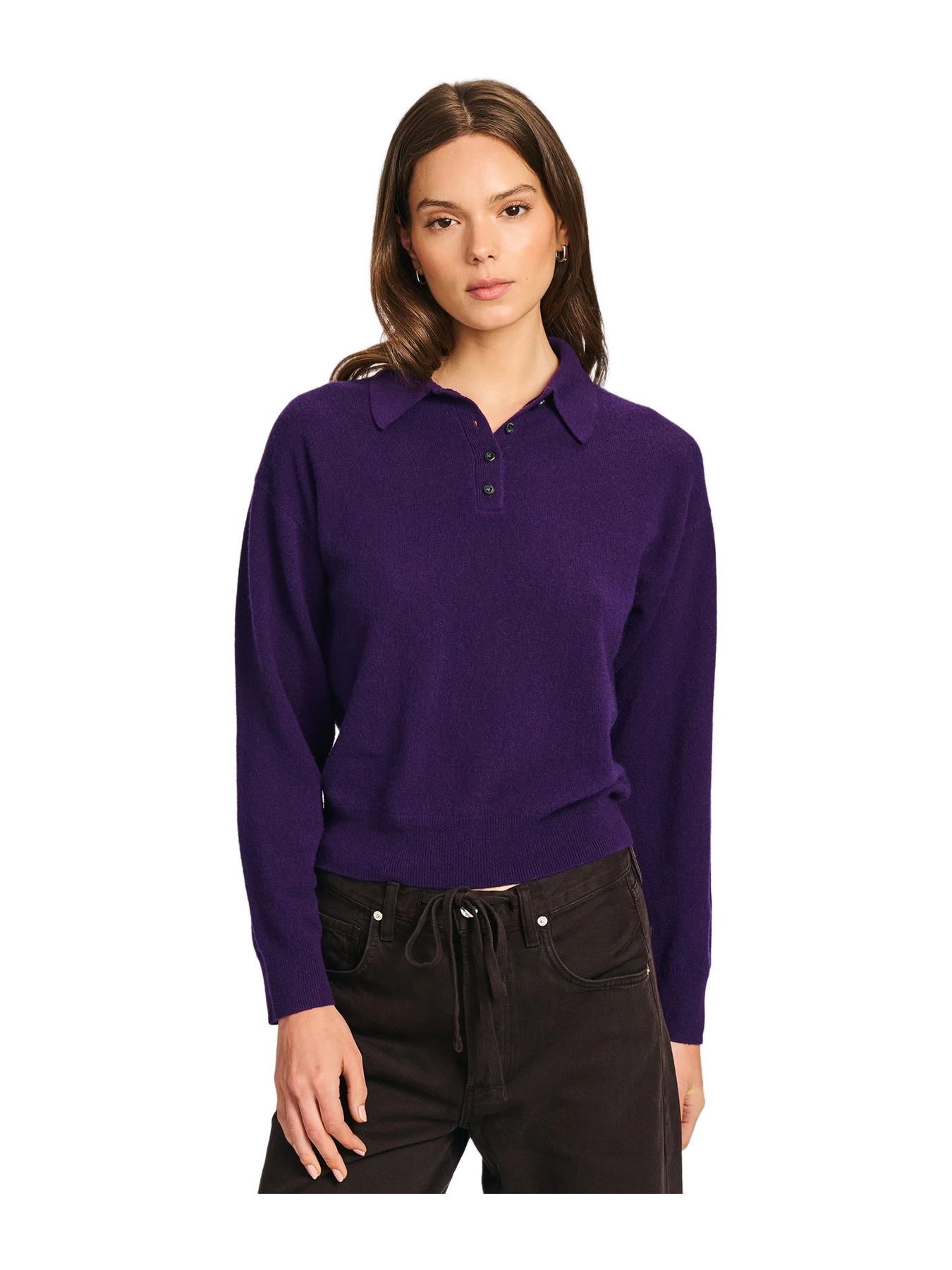 Naadam Signature Cashmere Polo Sweater