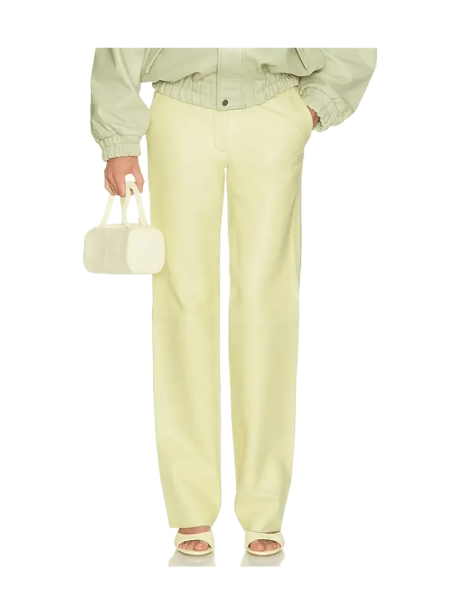 Helsa Soft Lamb Leather Pants