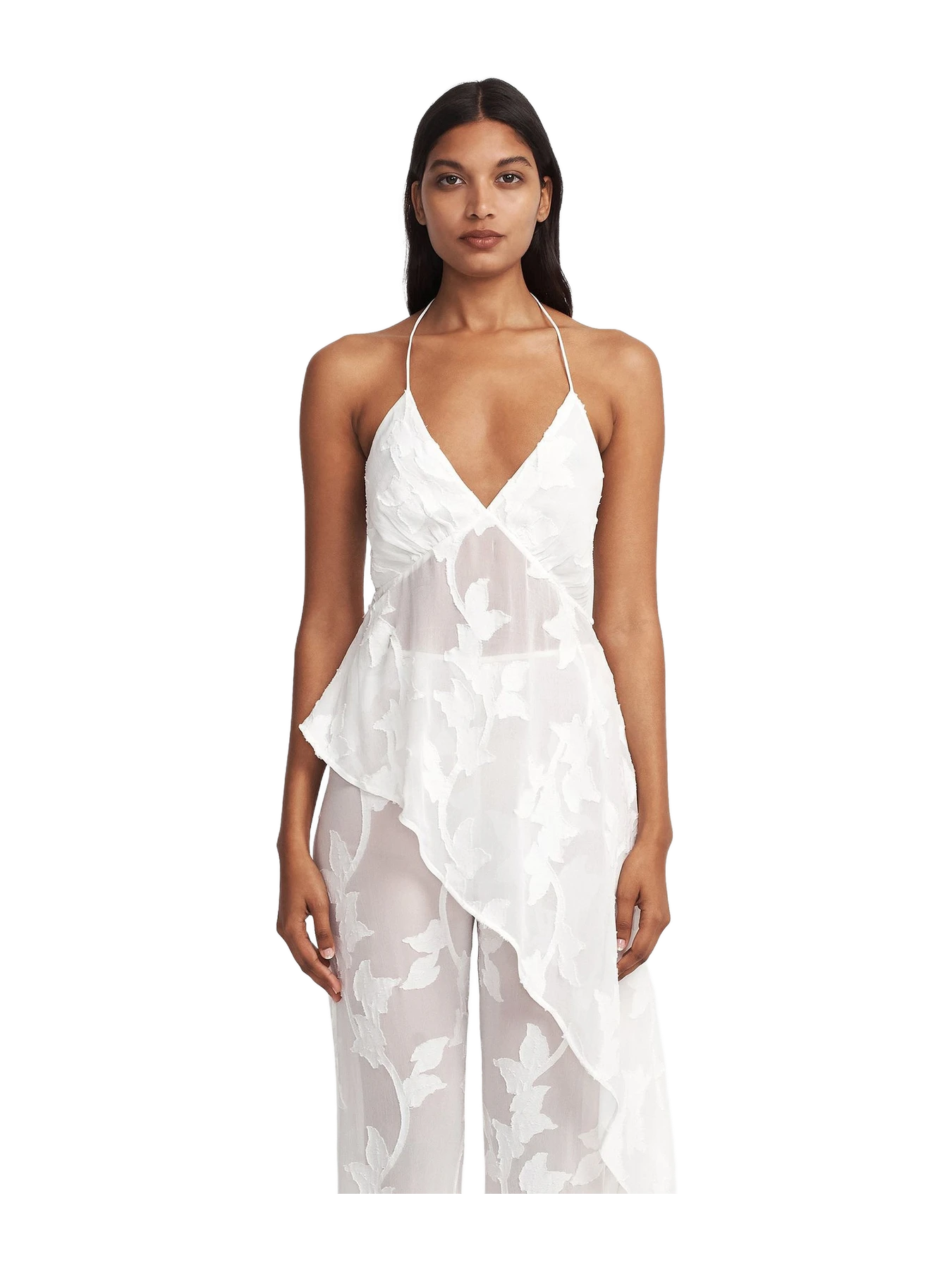 Hansen & Gretel Solange Halter White Lily