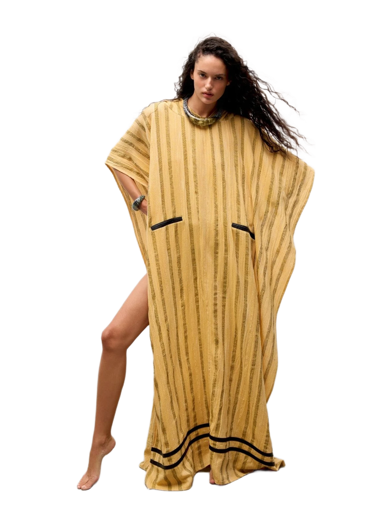 Anim Soli Multicolored Maxi Poncho