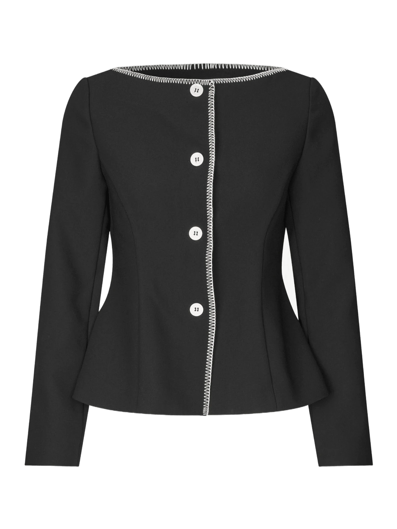 Stine Goya Square Neckline Tailored Jacket