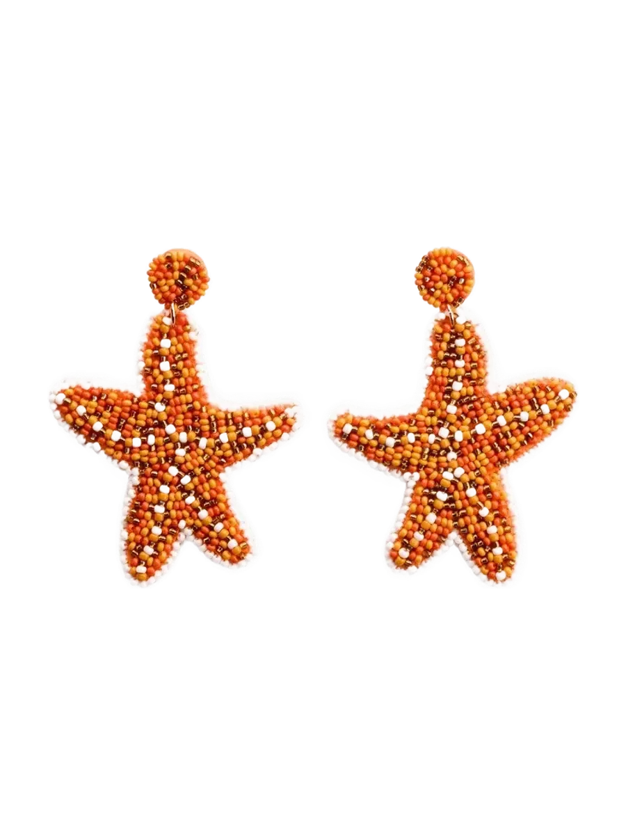 Simon Miller Starfish Earring In Orange Multi