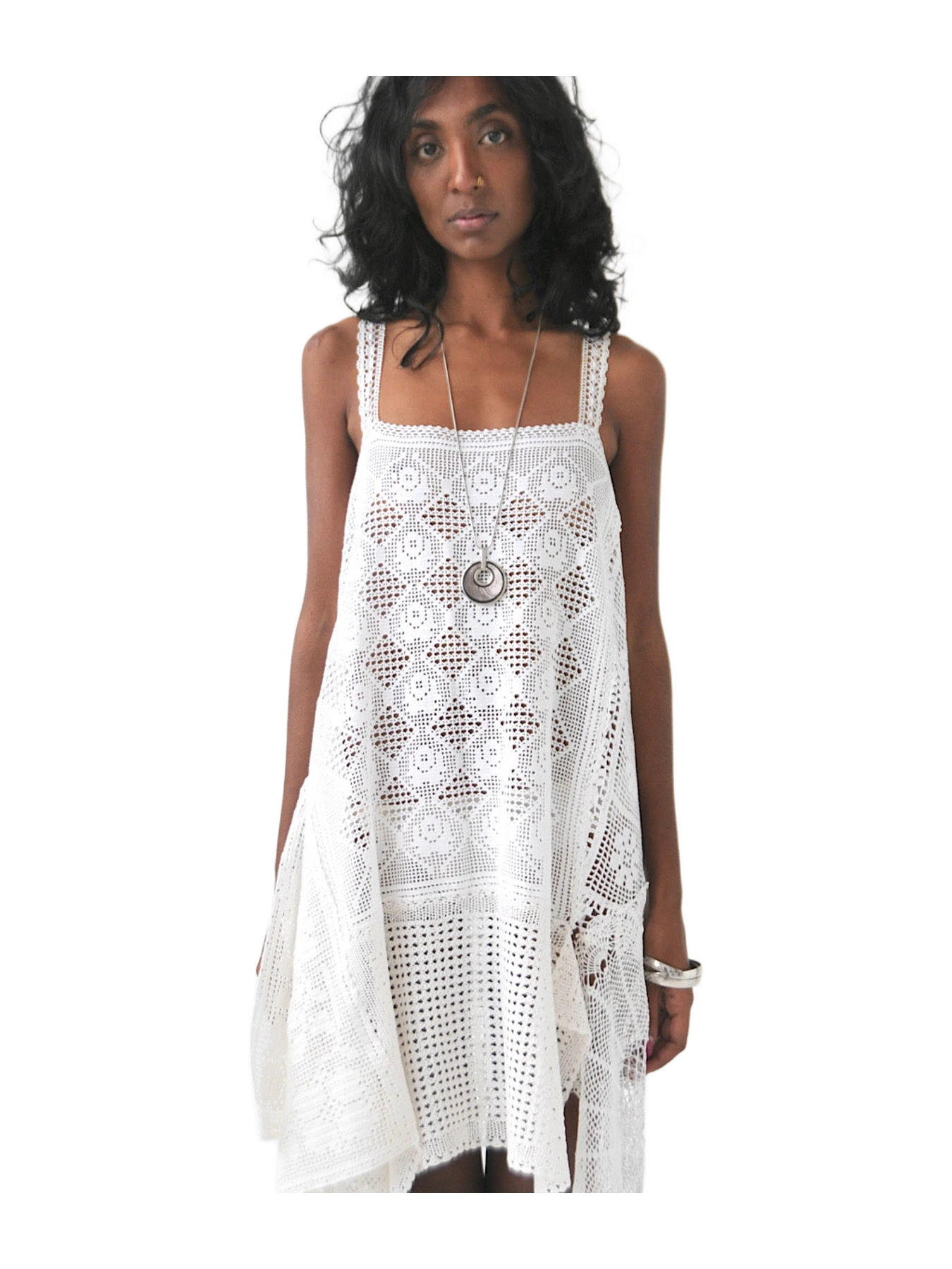 Concept A Label Stellar Knee-Length Vintage Lace Midi Dress