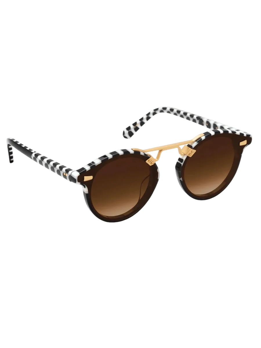 Krewe STL NYLON Sunglasses Domino to Black 24K