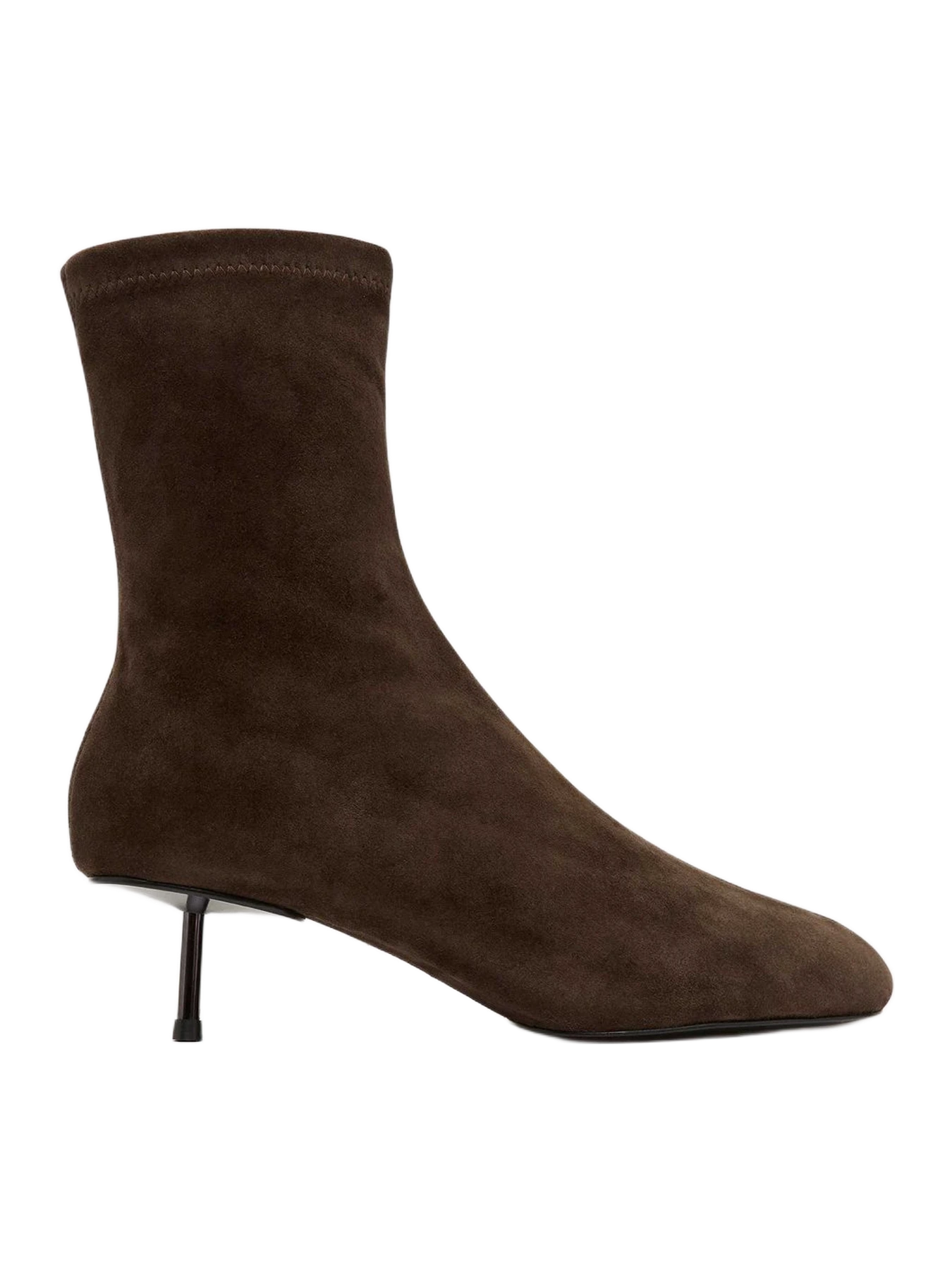 St. Agni Suede Ballet Boot - Coffee