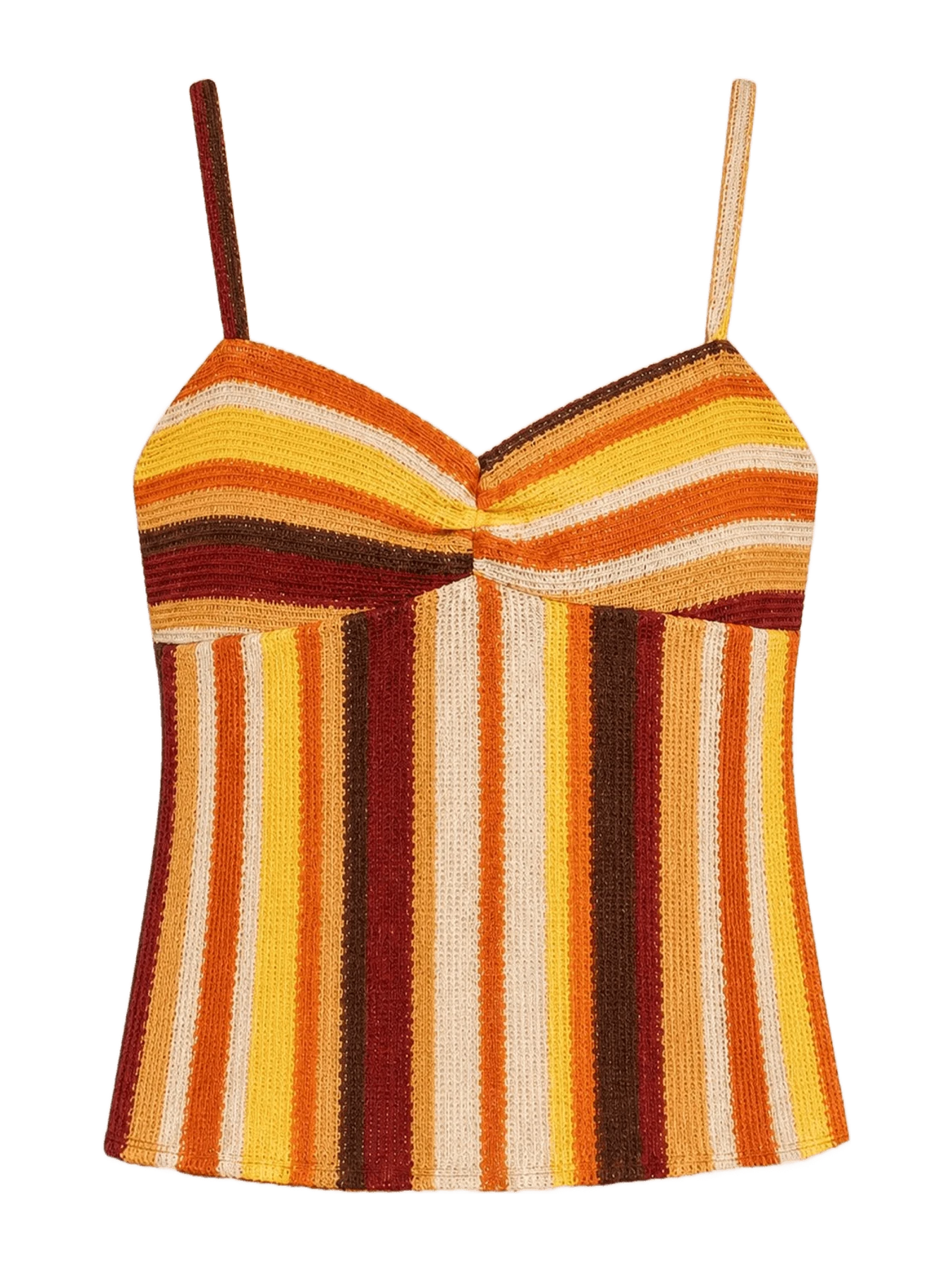 Carmen Says Sunlight Striped Knit Top