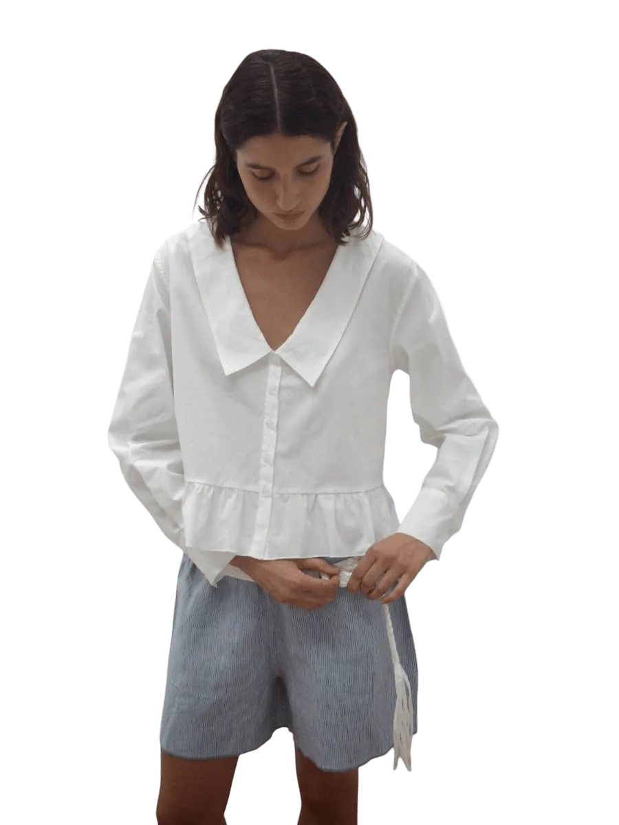 Deiji Studios Sweep Shirt - White