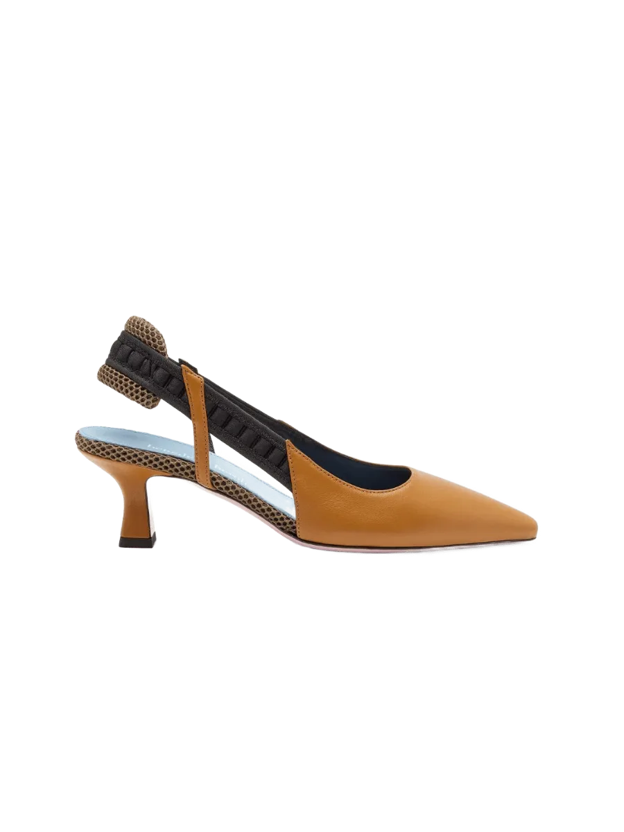 Doors Tea Slingback Hazelnut