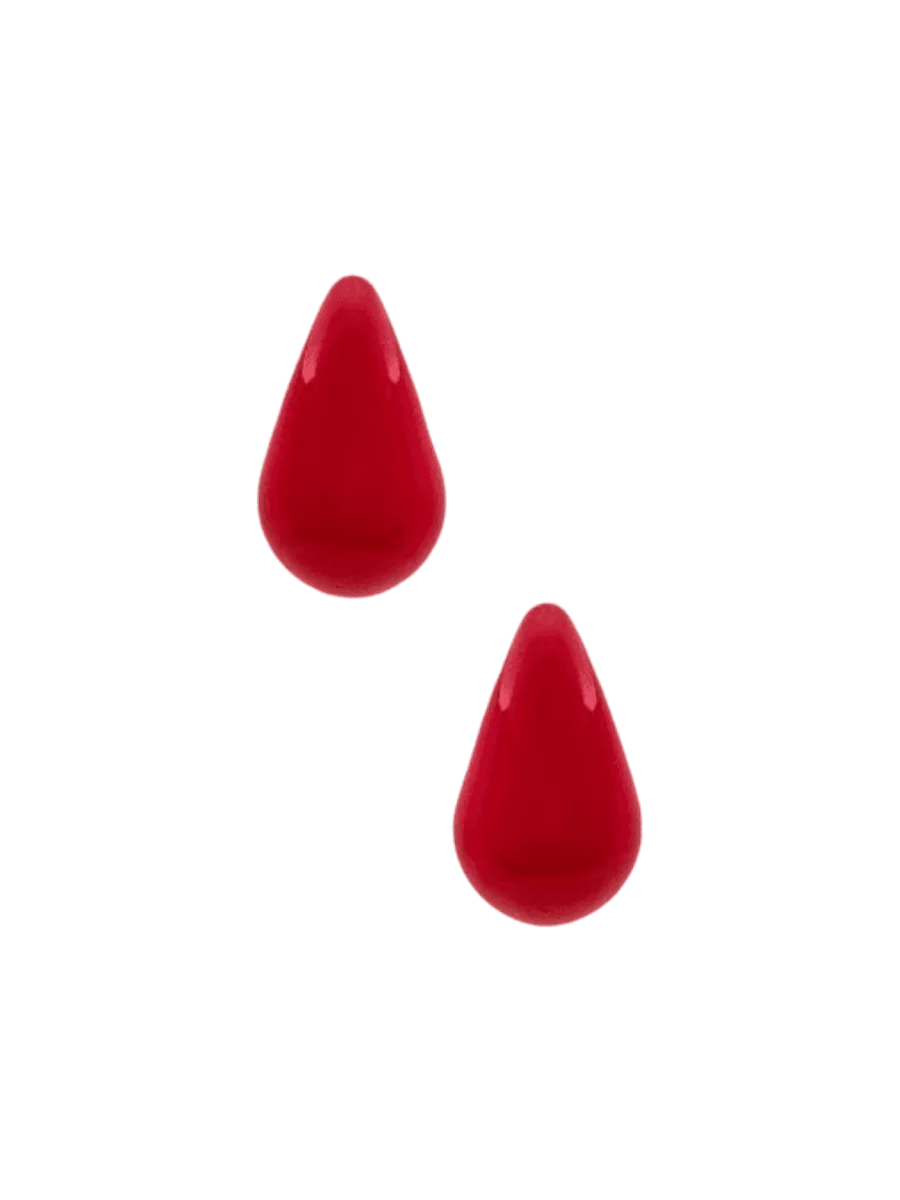 8 Other Reasons Teardrop Earrings in Red