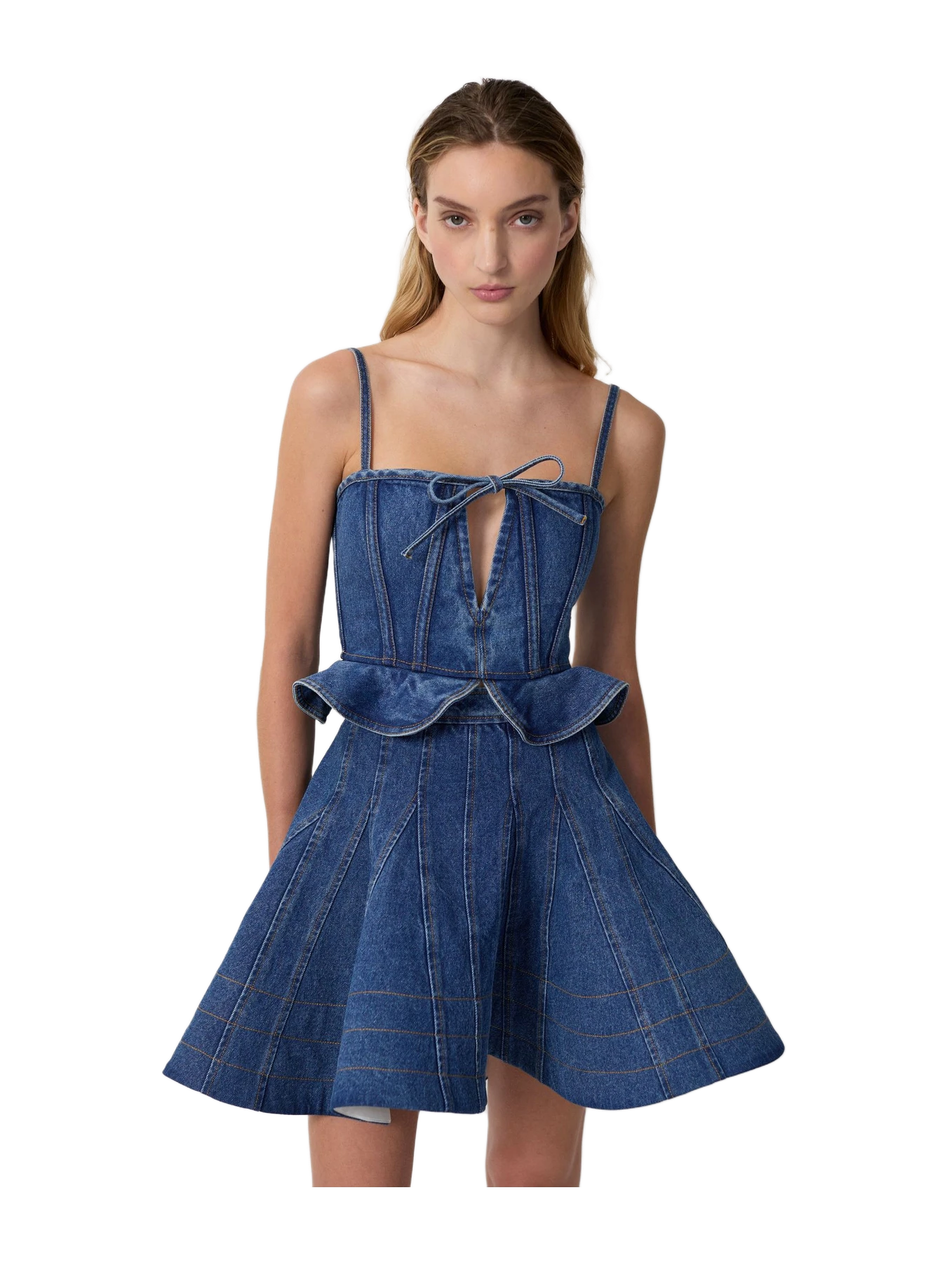 AKNVAS The Kalle Skirt In Deep Blue