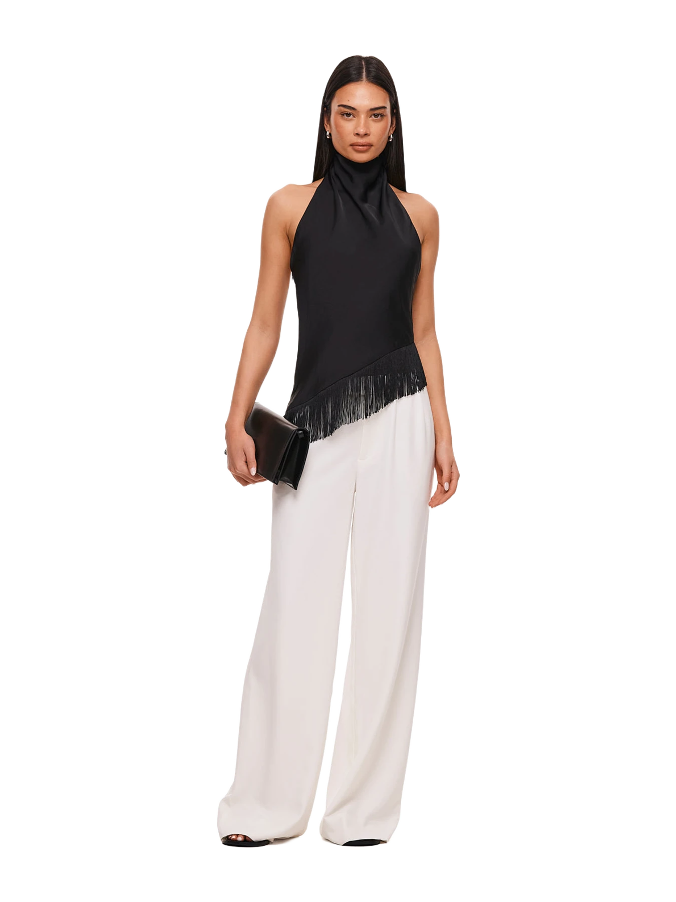 Nakedvice The Rio Black Fringe Top