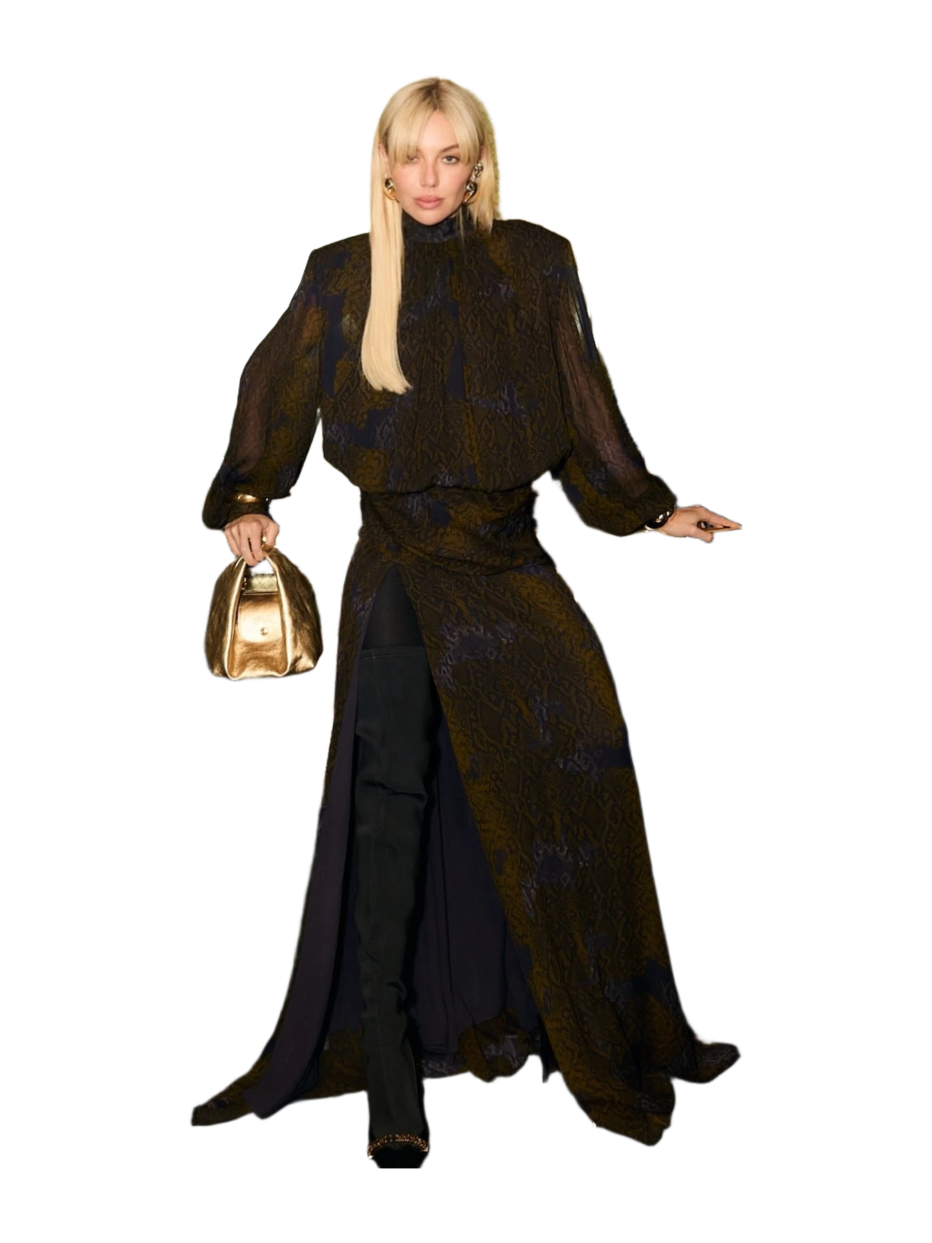 Muma World Tomb Python Quilla Maxi Dress