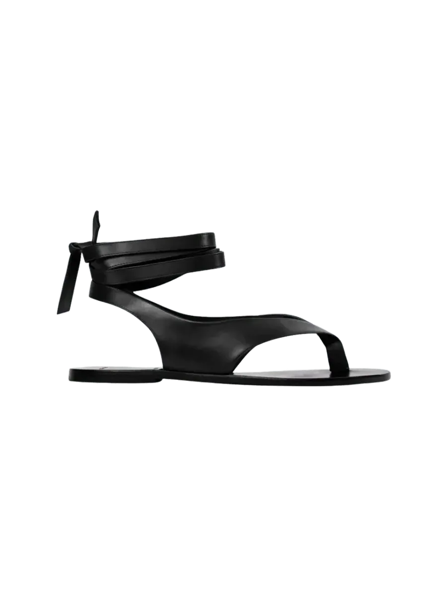 Black Suede Studio Tres Sandal