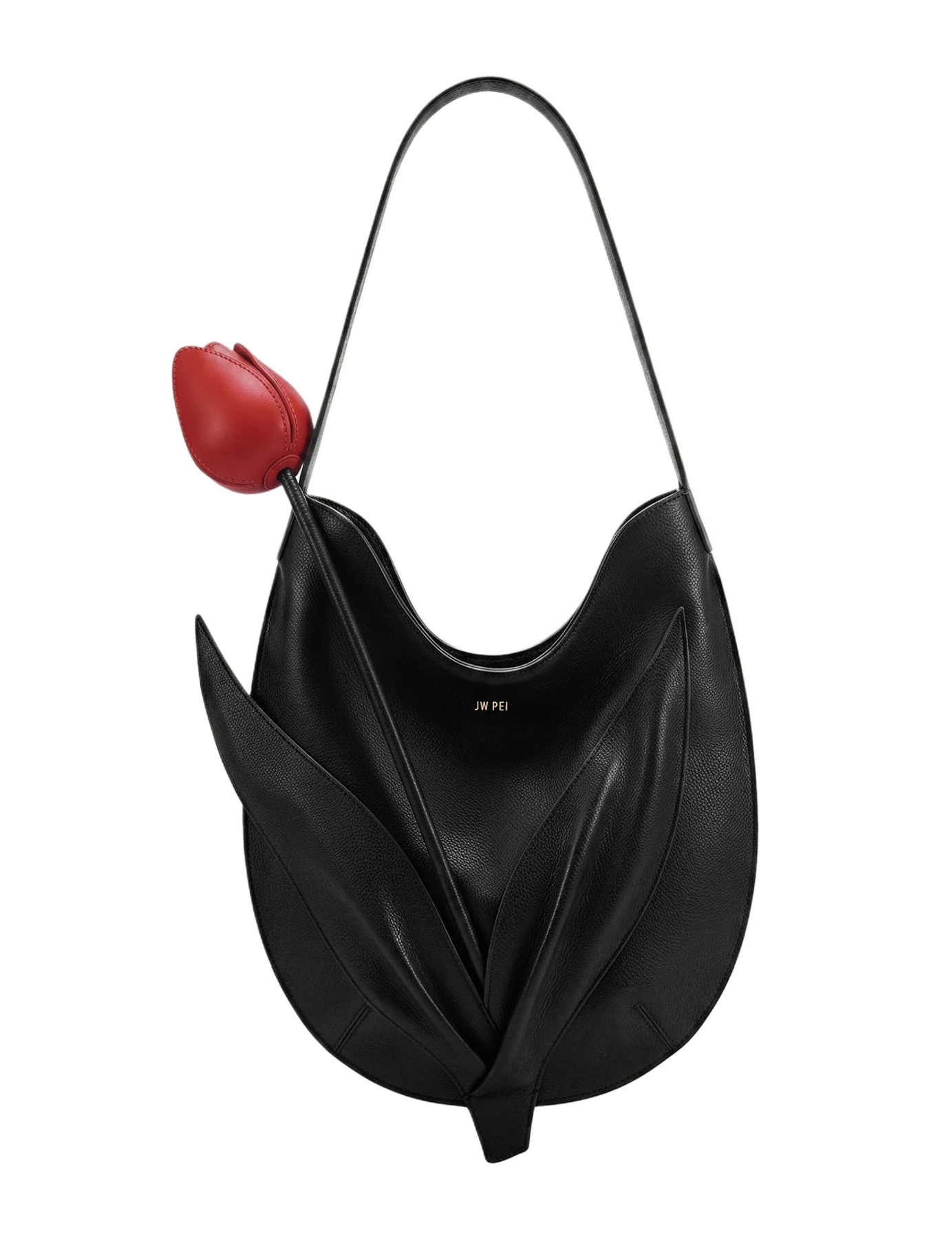 JW Pei Tulip Shape Shoulder Bag - Black