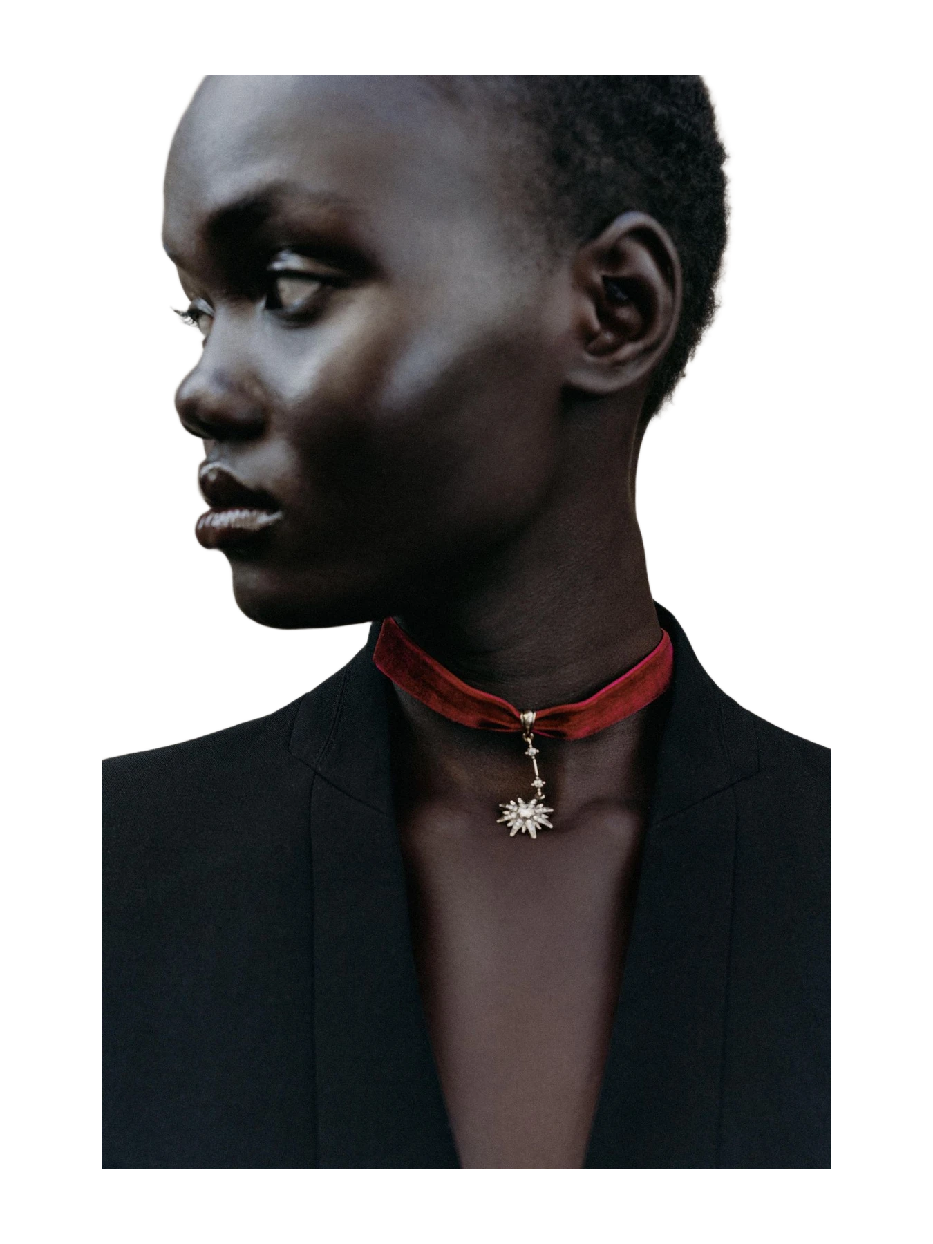 Velvet Star Choker Necklace