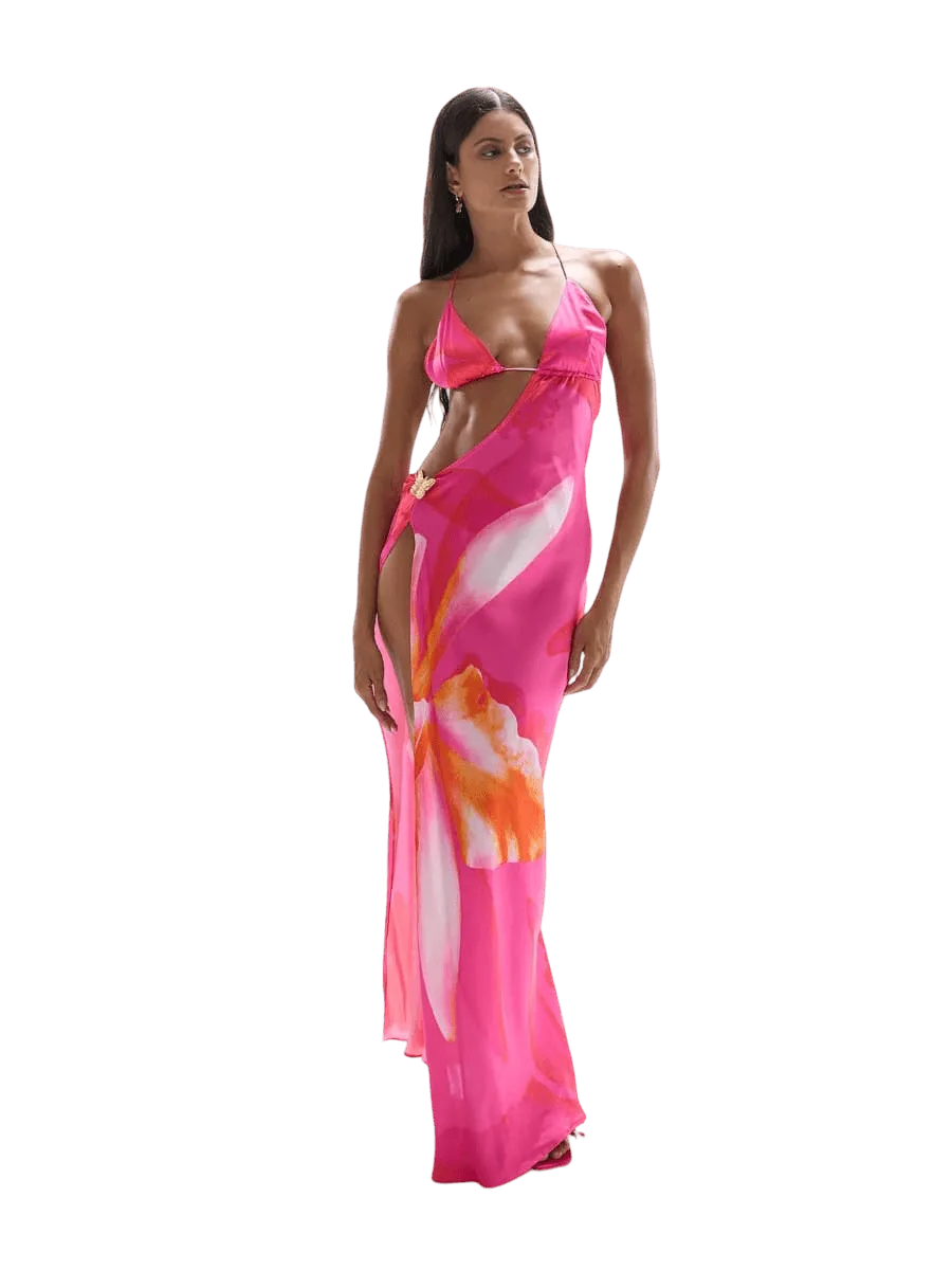 Cin Cin Villa Butterfly Maxi Dress - Wildflower