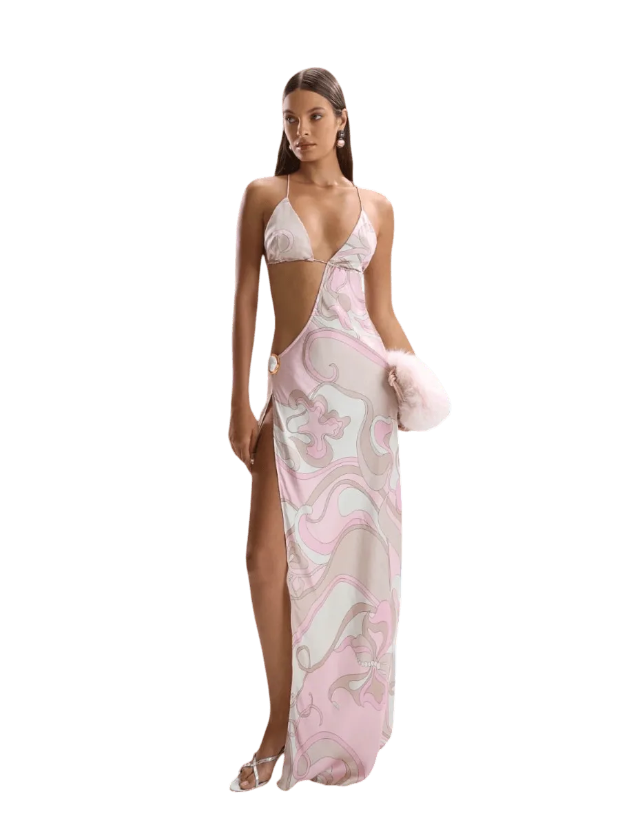 Cin Cin Villa Moonstone Dress - Deco Pink