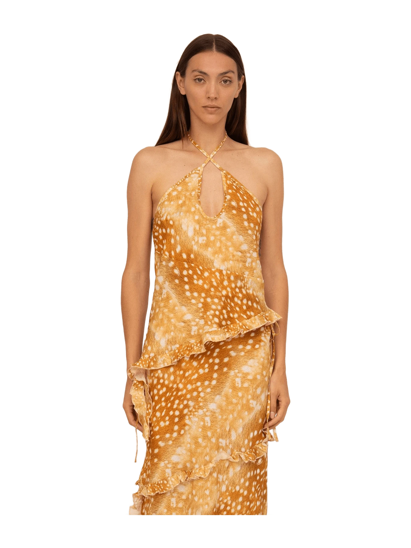 Carmen Says Wild Ecstasy Animal Print Top