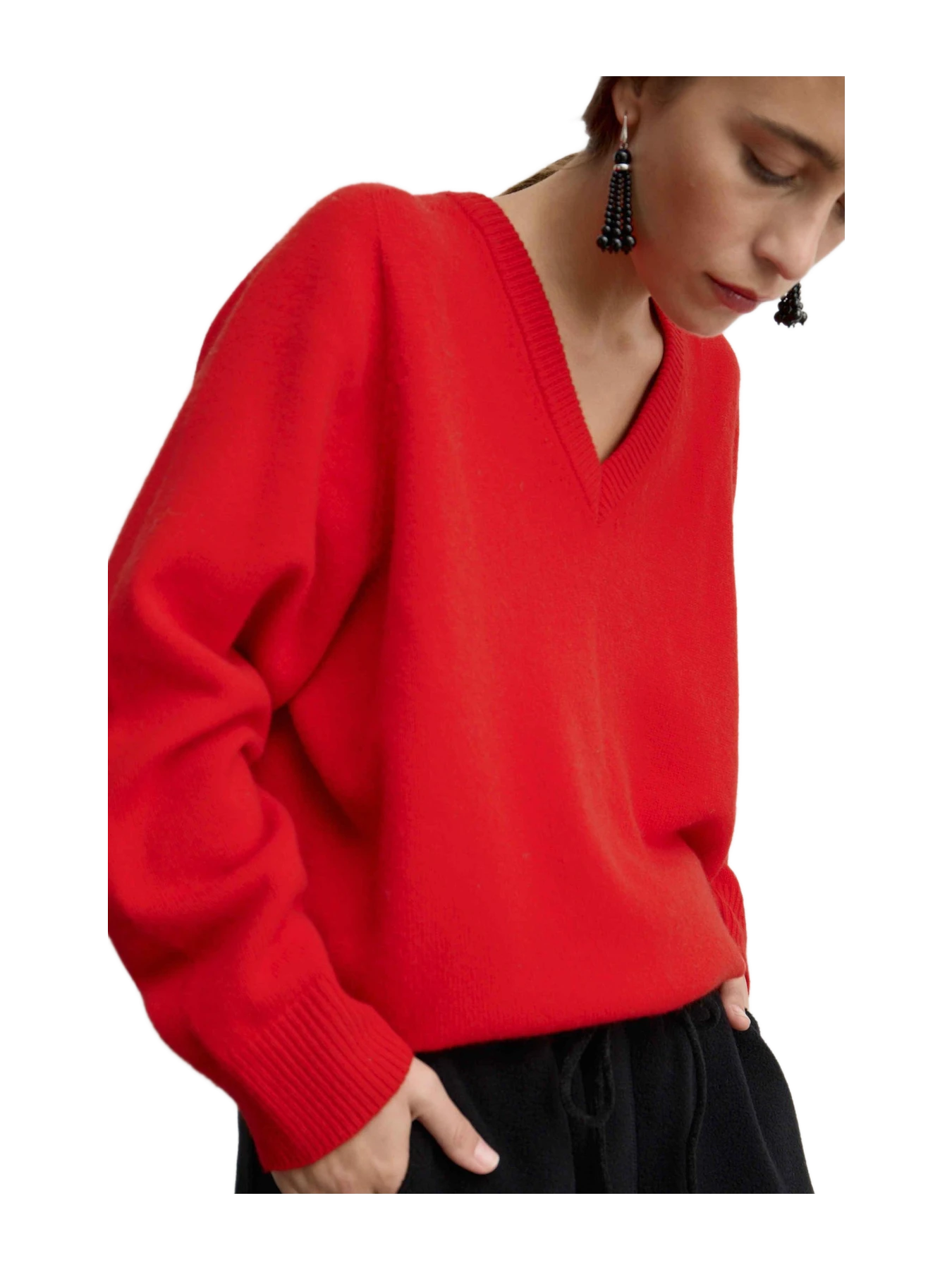 Almina Concept Wool V Neck Sweater