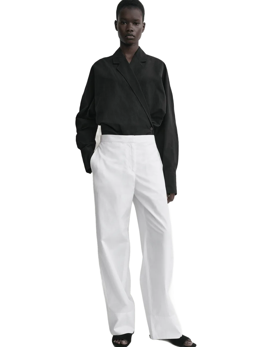 Totême Wrap blouse black